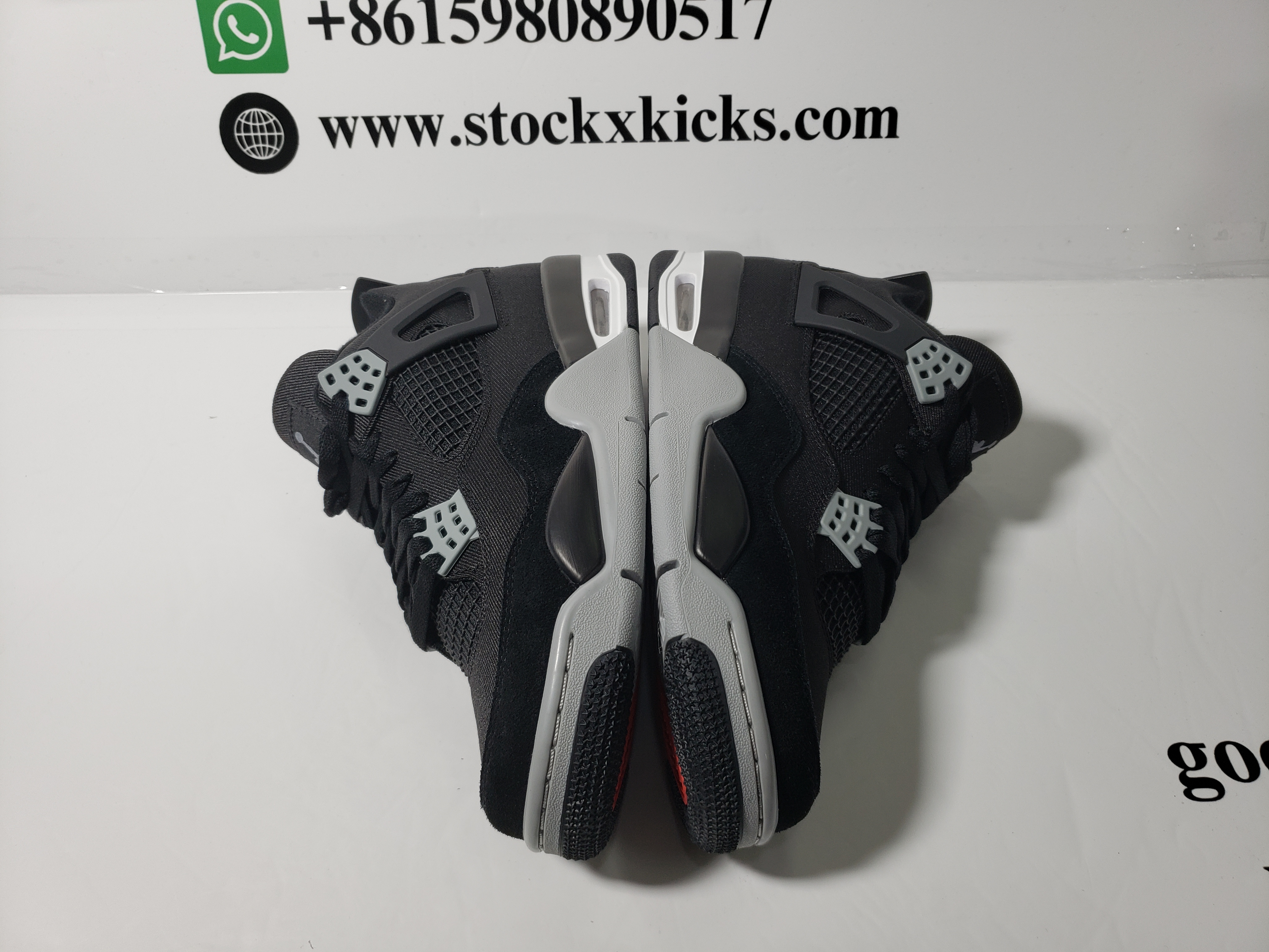 Special offer Batch Air Jordan 4 Retro Black Canvas DH7138-006 review STOCKXKICKS 04