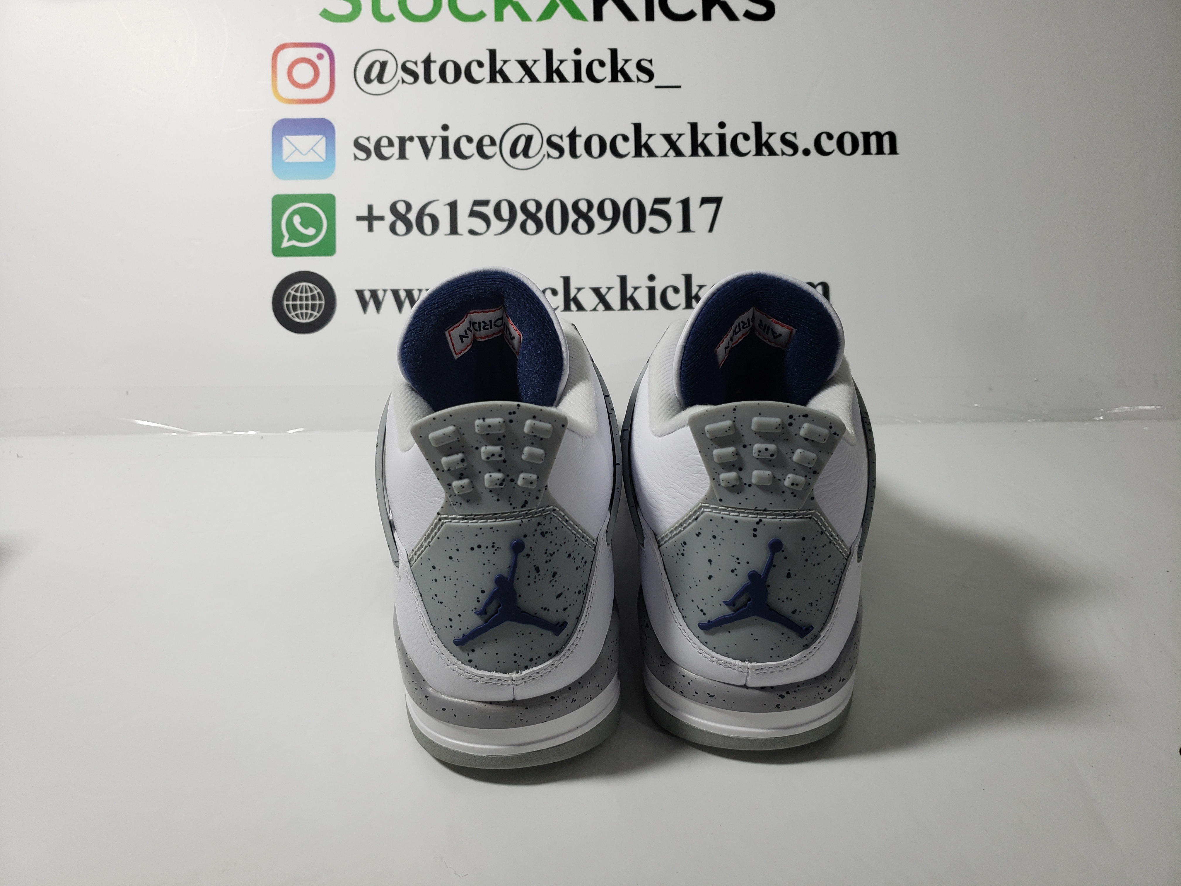 PK God Batch  Air Jordan 4 Retro White Midnight Navy DH6927-140 review STOCKXKICKS 01