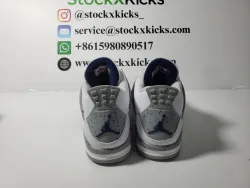 PK God Batch  Air Jordan 4 Retro White Midnight Navy DH6927-140 review STOCKXKICKS  02