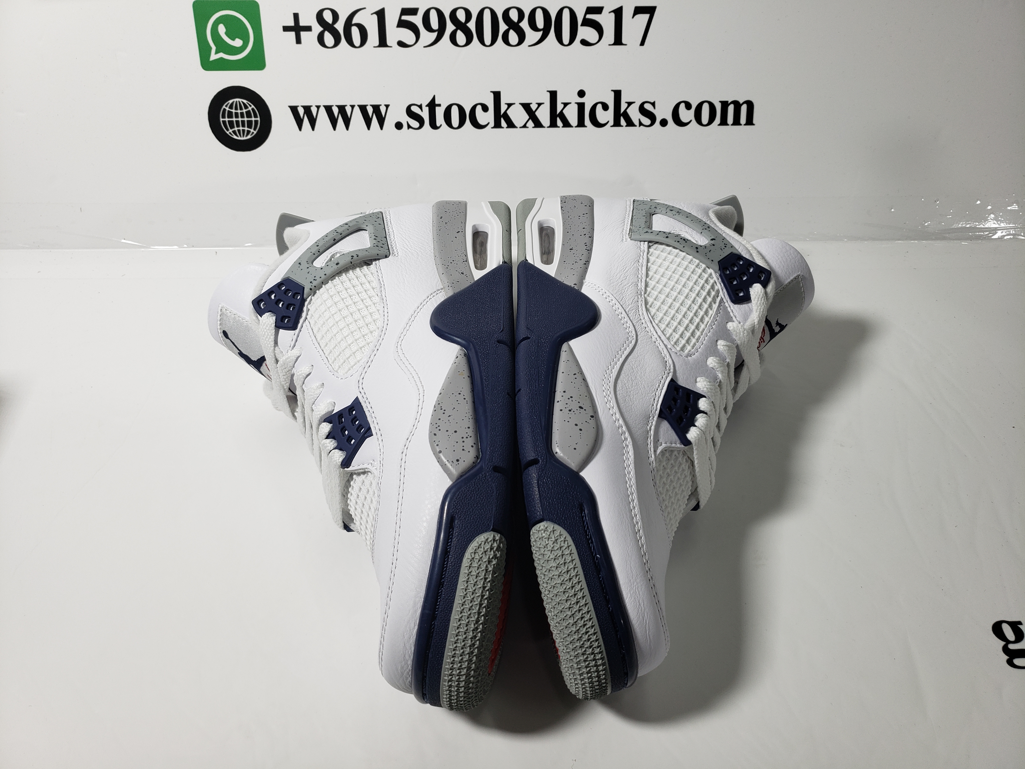 PK God Batch  Air Jordan 4 Retro White Midnight Navy DH6927-140 review STOCKXKICKS 04