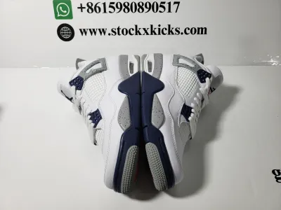 PK God Batch  Air Jordan 4 Retro White Midnight Navy DH6927-140 review STOCKXKICKS  04