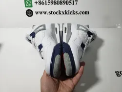 PK God Batch  Air Jordan 4 Retro White Midnight Navy DH6927-140 review STOCKXKICKS  04