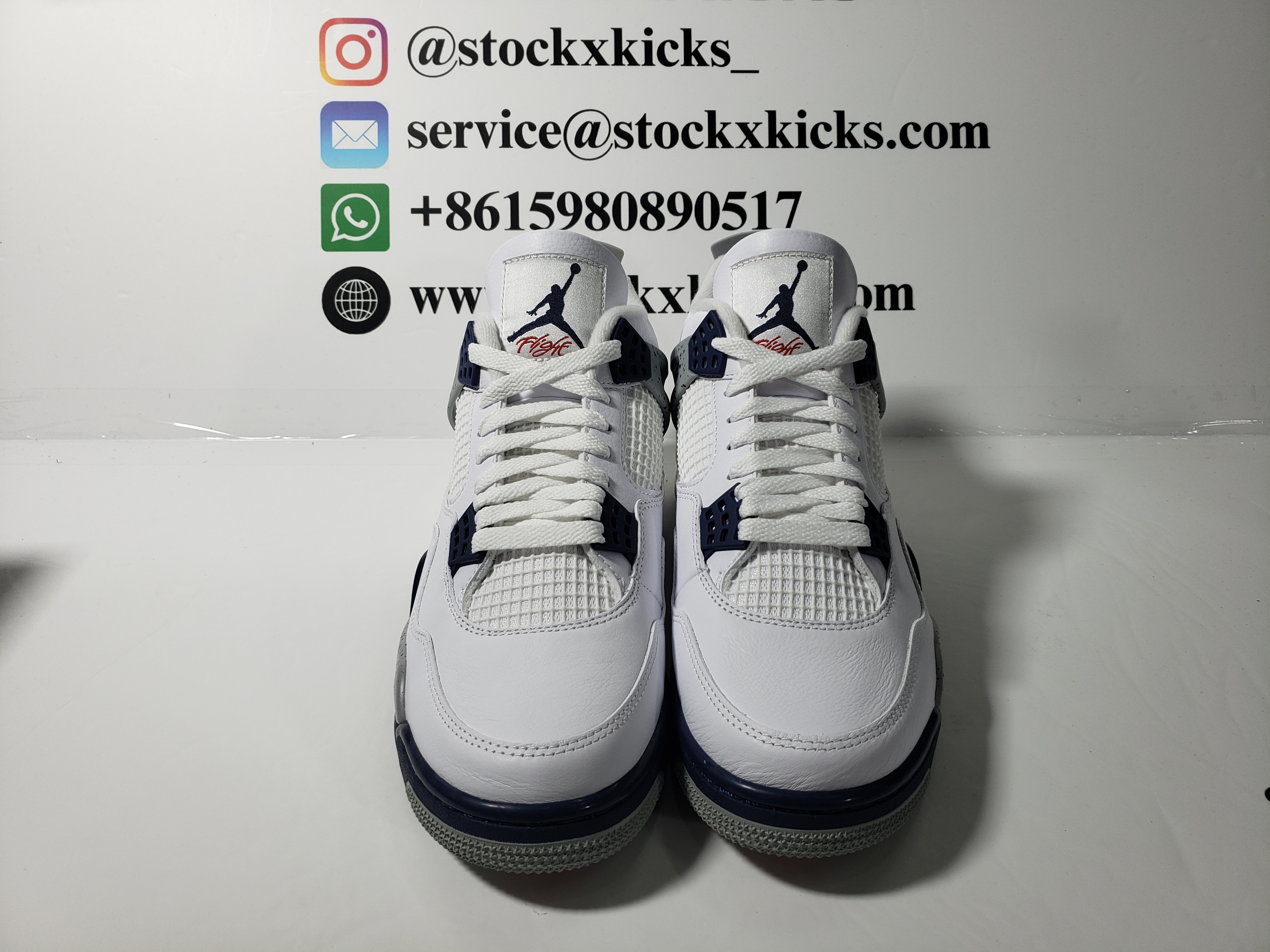PK God Batch  Air Jordan 4 Retro White Midnight Navy DH6927-140 review STOCKXKICKS 02