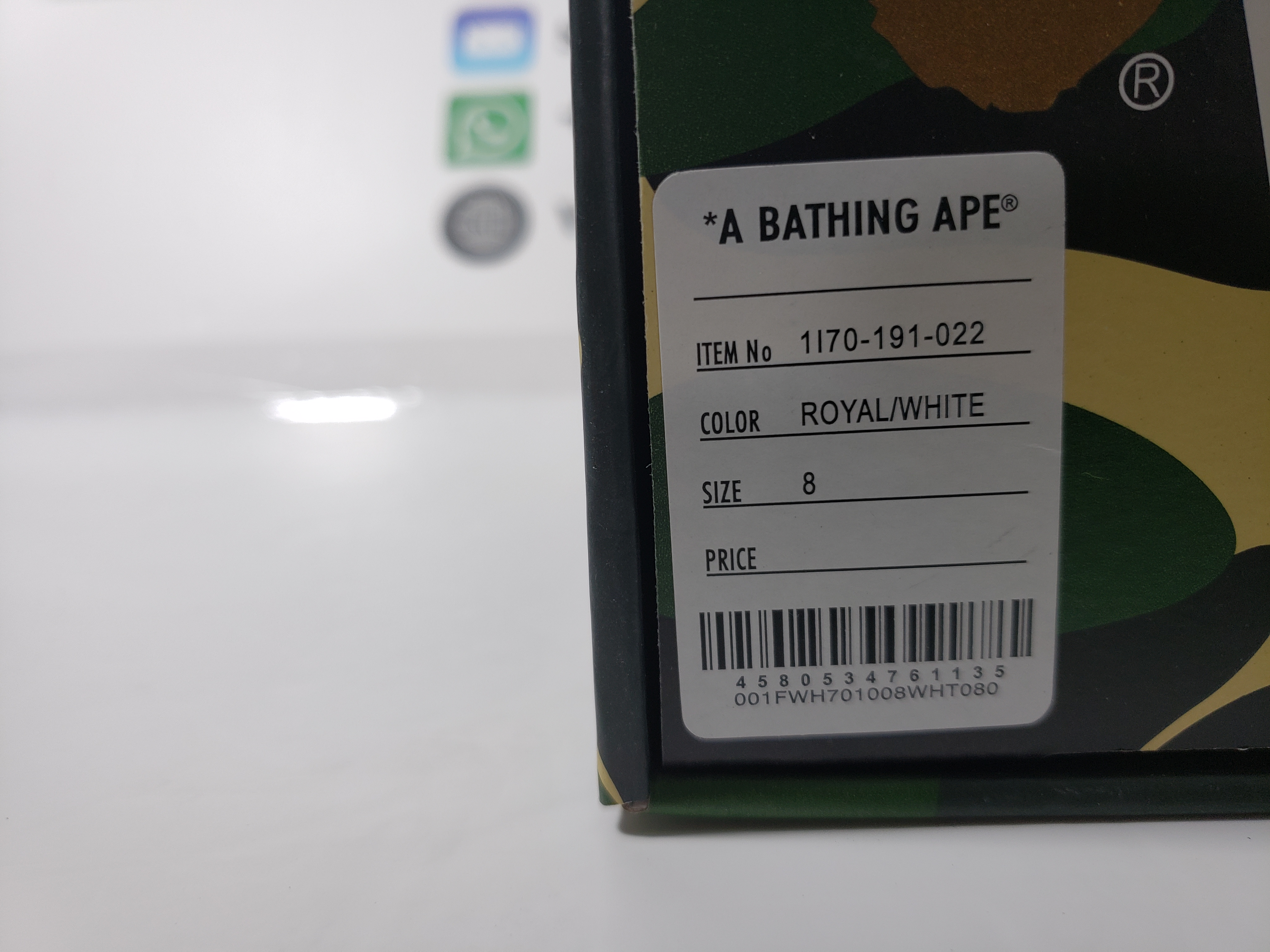 A Bathing Ape Bape Sta Low Blue and White Mirror Finish 1170-191-022 review STOCKXKICKS 00