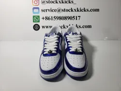 A Bathing Ape Bape Sta Low Blue and White Mirror Finish 1170-191-022 review STOCKXKICKS 03