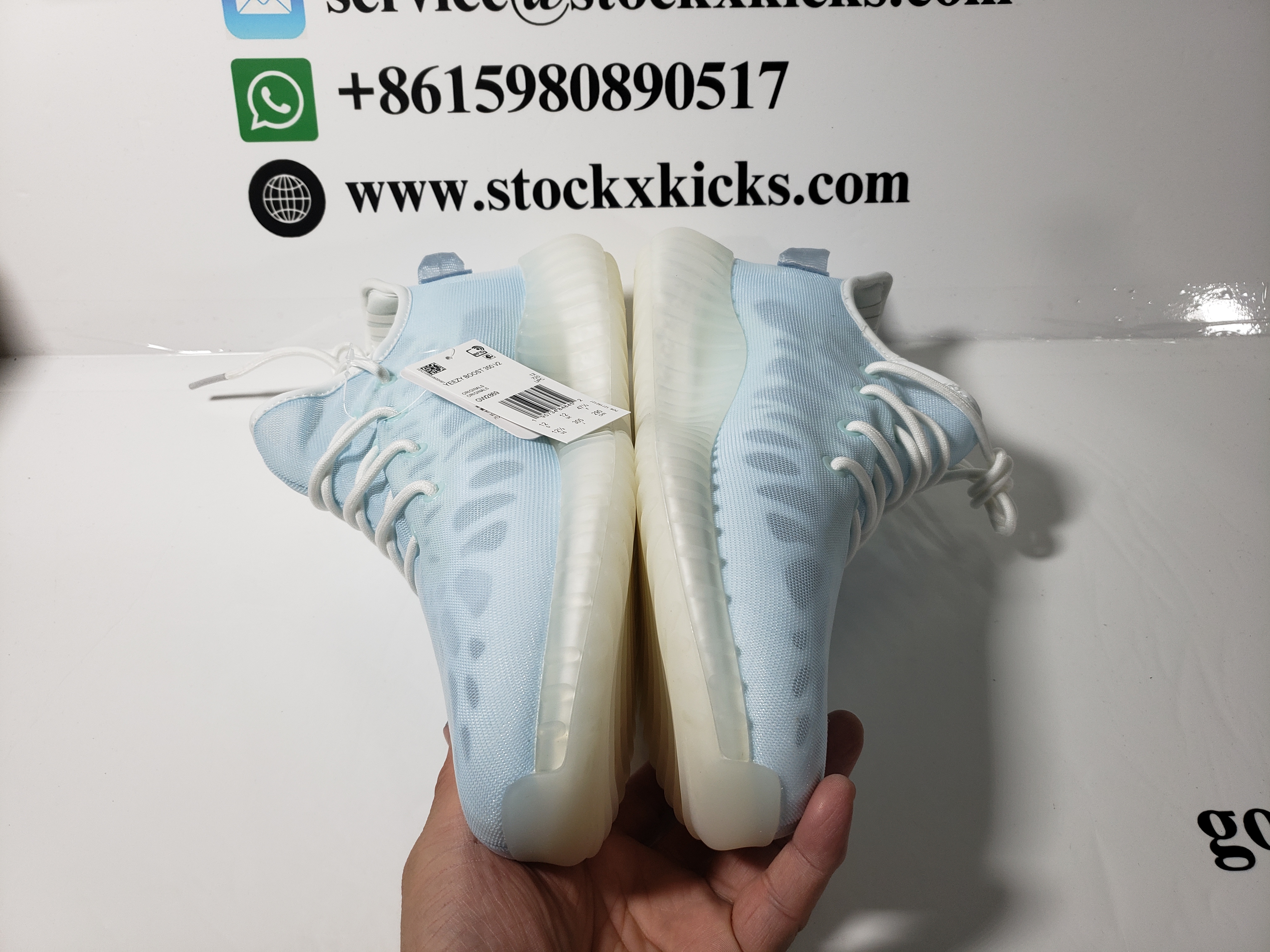 PK God Batch adidas Yeezy Boost 350 V2 Mono Ice GW2869 review STOCKXKICKS 03