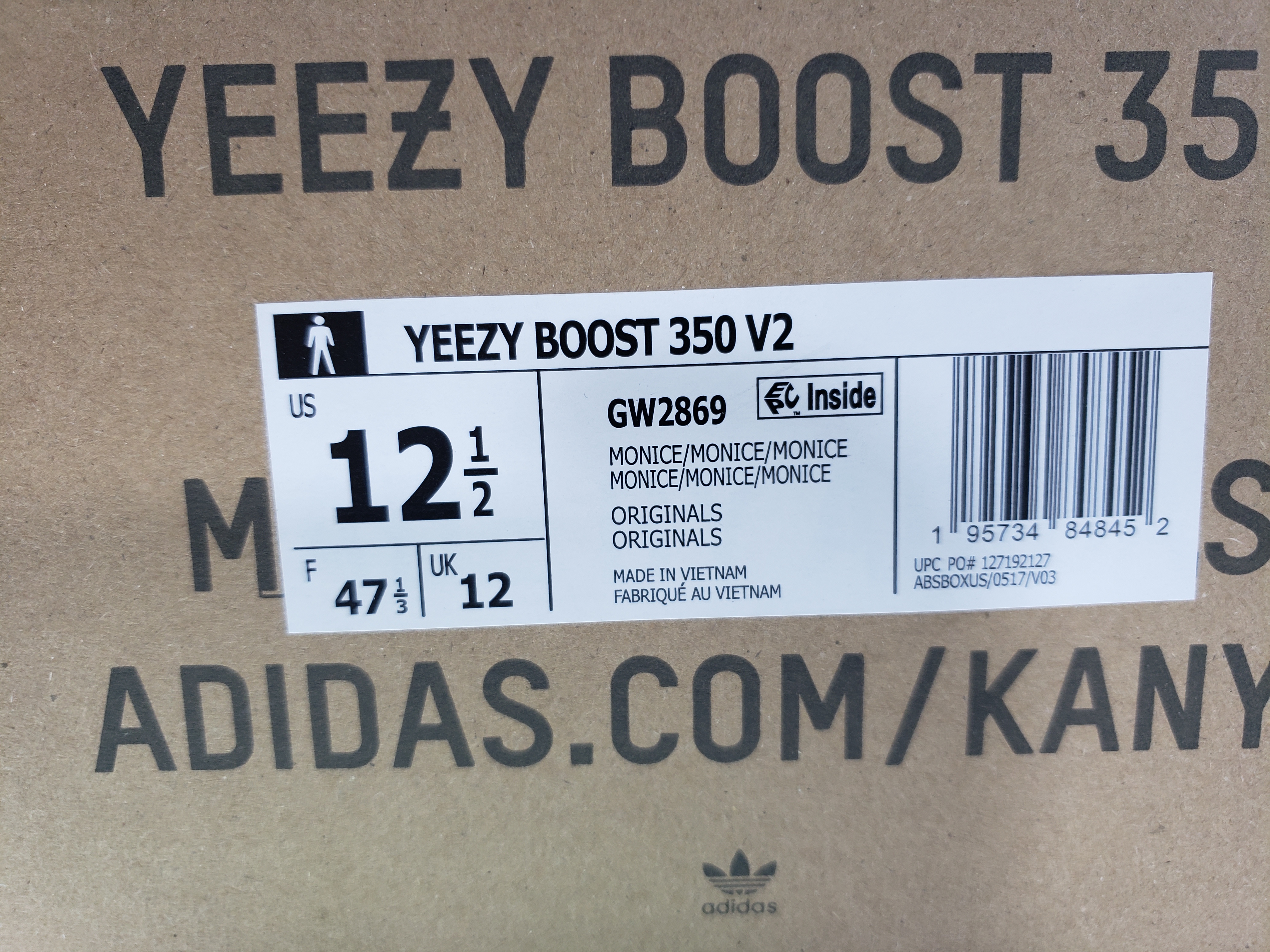 PK God Batch adidas Yeezy Boost 350 V2 Mono Ice GW2869 review STOCKXKICKS 00
