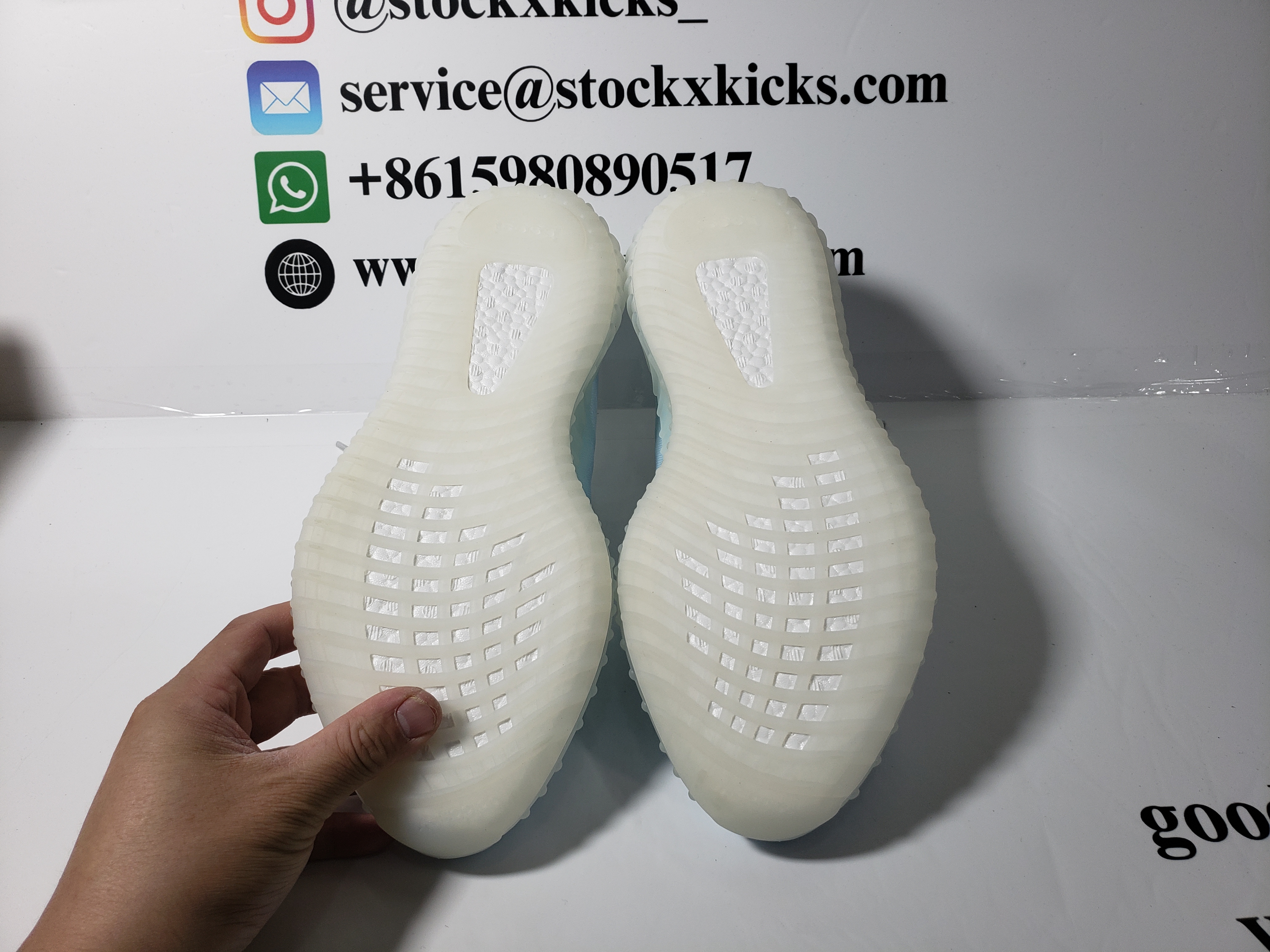PK God Batch adidas Yeezy Boost 350 V2 Mono Ice GW2869 review STOCKXKICKS 05