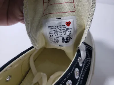 CDG Play x Converse Chuck Taylor All Star 70 OX 150206C review STOCKXKICKS 06