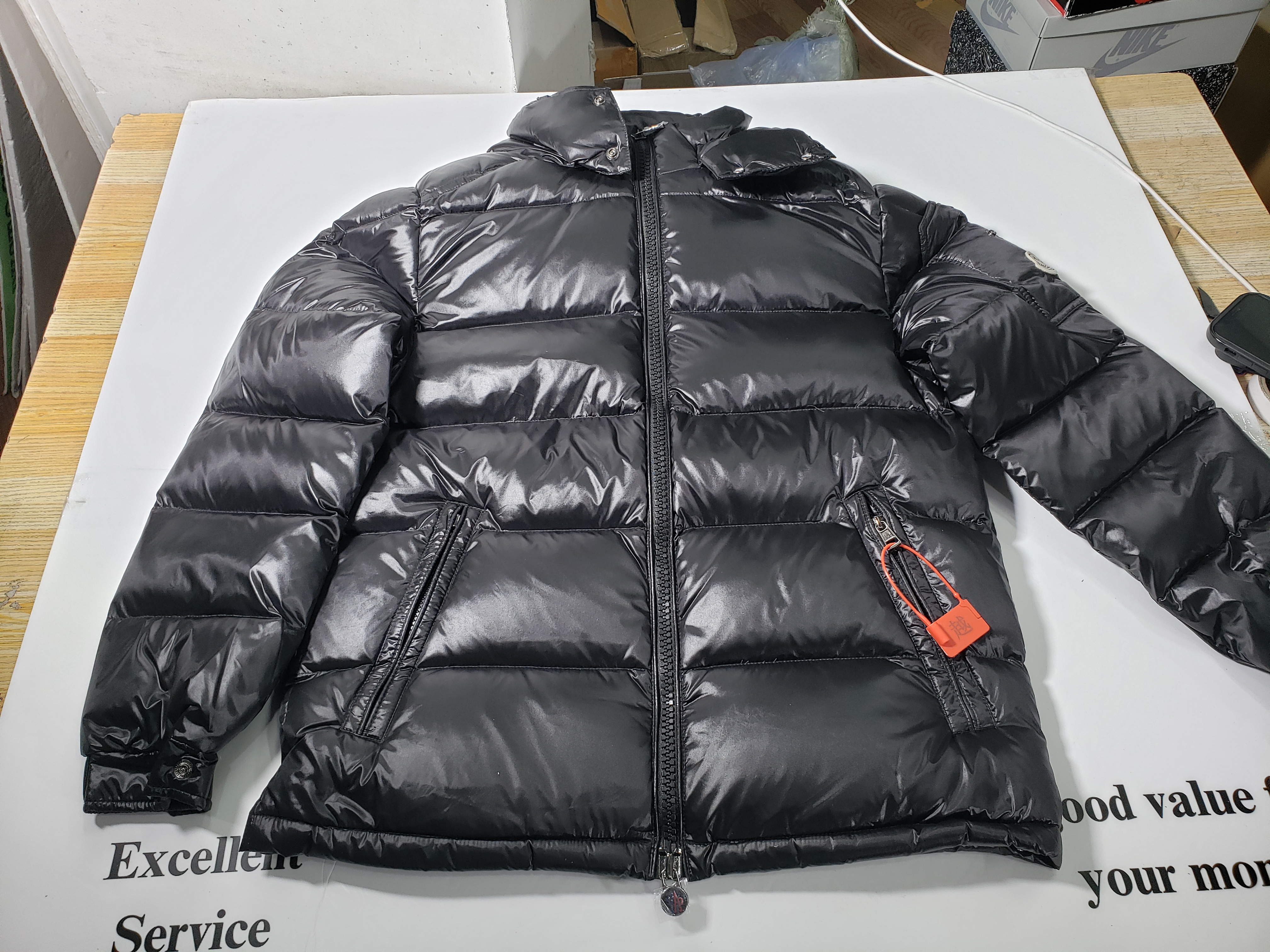 (NFC) Moncler Puffer Jacket Black H29541A1252068950（for men） review STOCKXKICKS 00