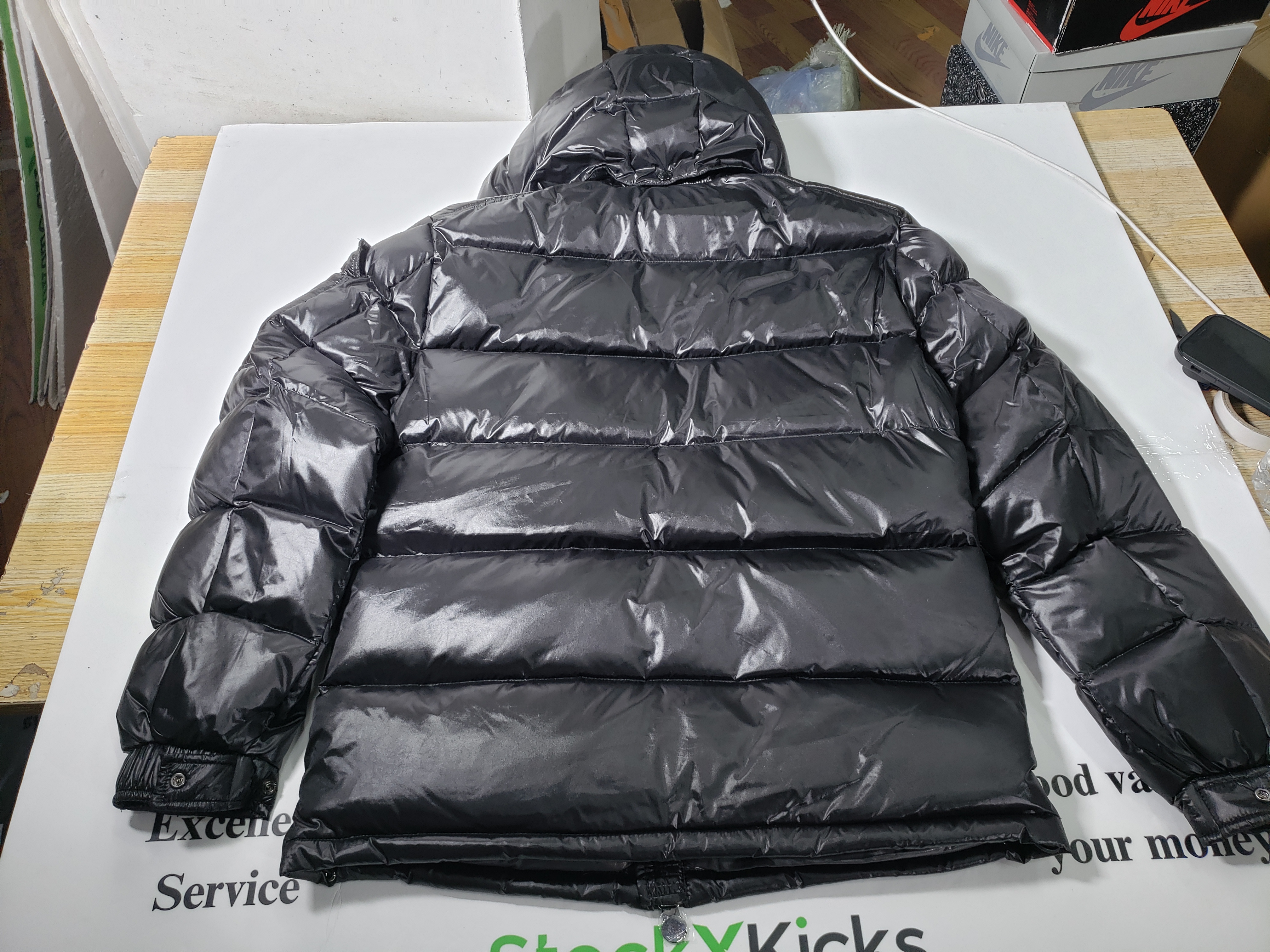 (NFC) Moncler Puffer Jacket Black H29541A1252068950（for men） review STOCKXKICKS 03