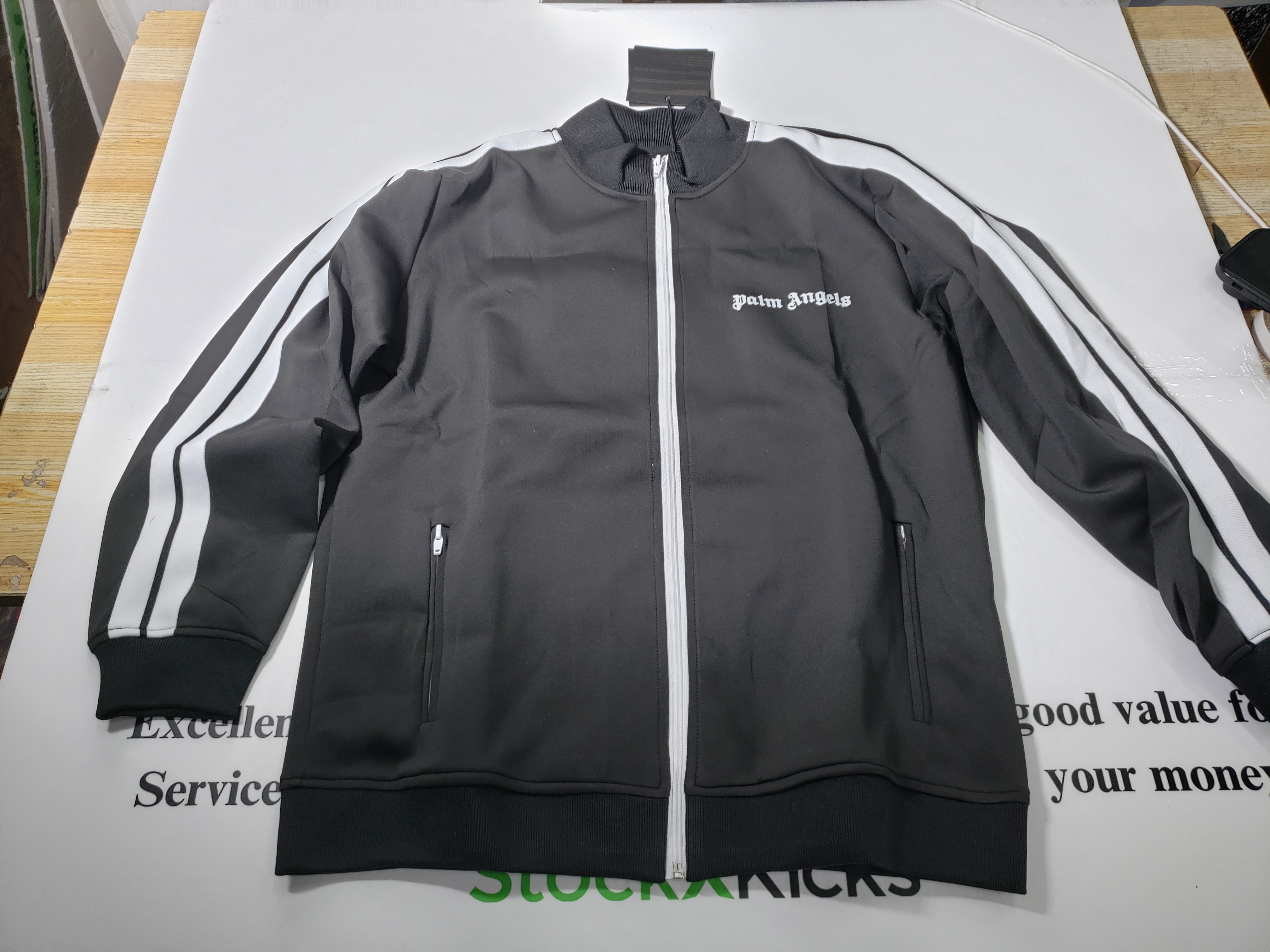 PALM ANGELS Logo Tracksuit suit review STOCKXKICKS 00