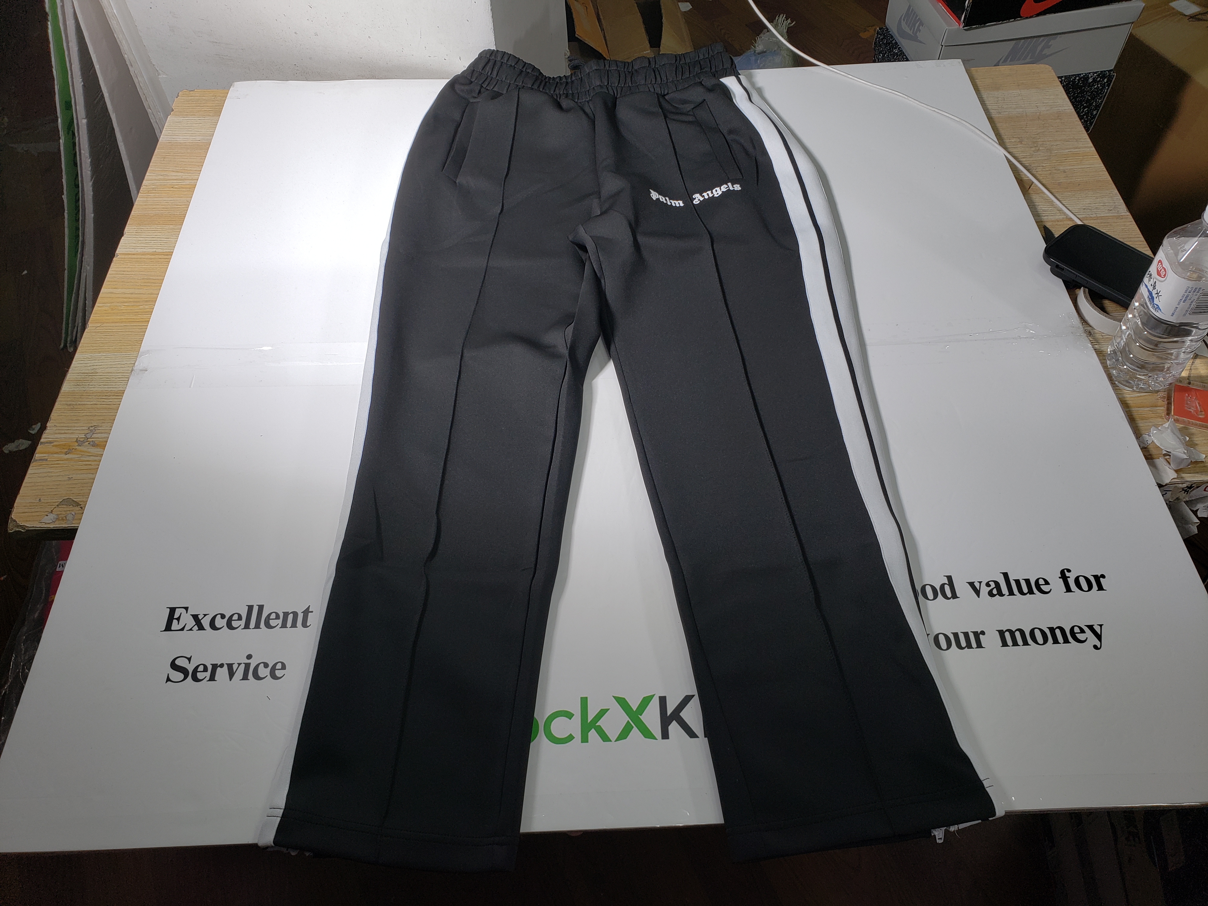 PALM ANGELS Logo Tracksuit suit review STOCKXKICKS 04