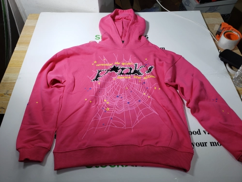 Sp5der pink tracksuit suit review 