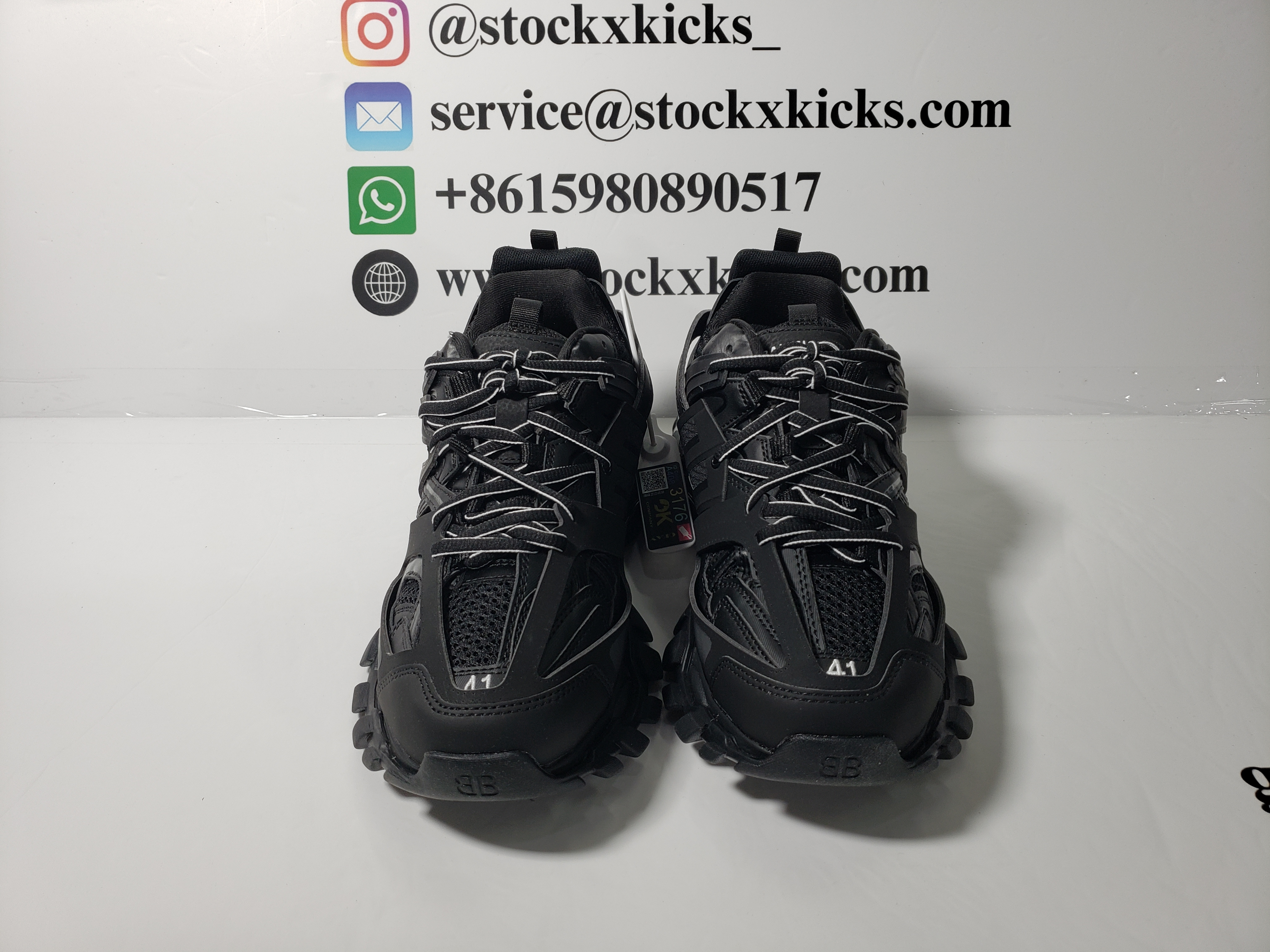 Balenciaga Track Tess S.Black (LED) 555032 W1GB7 1000  review STOCKXKICKS 03