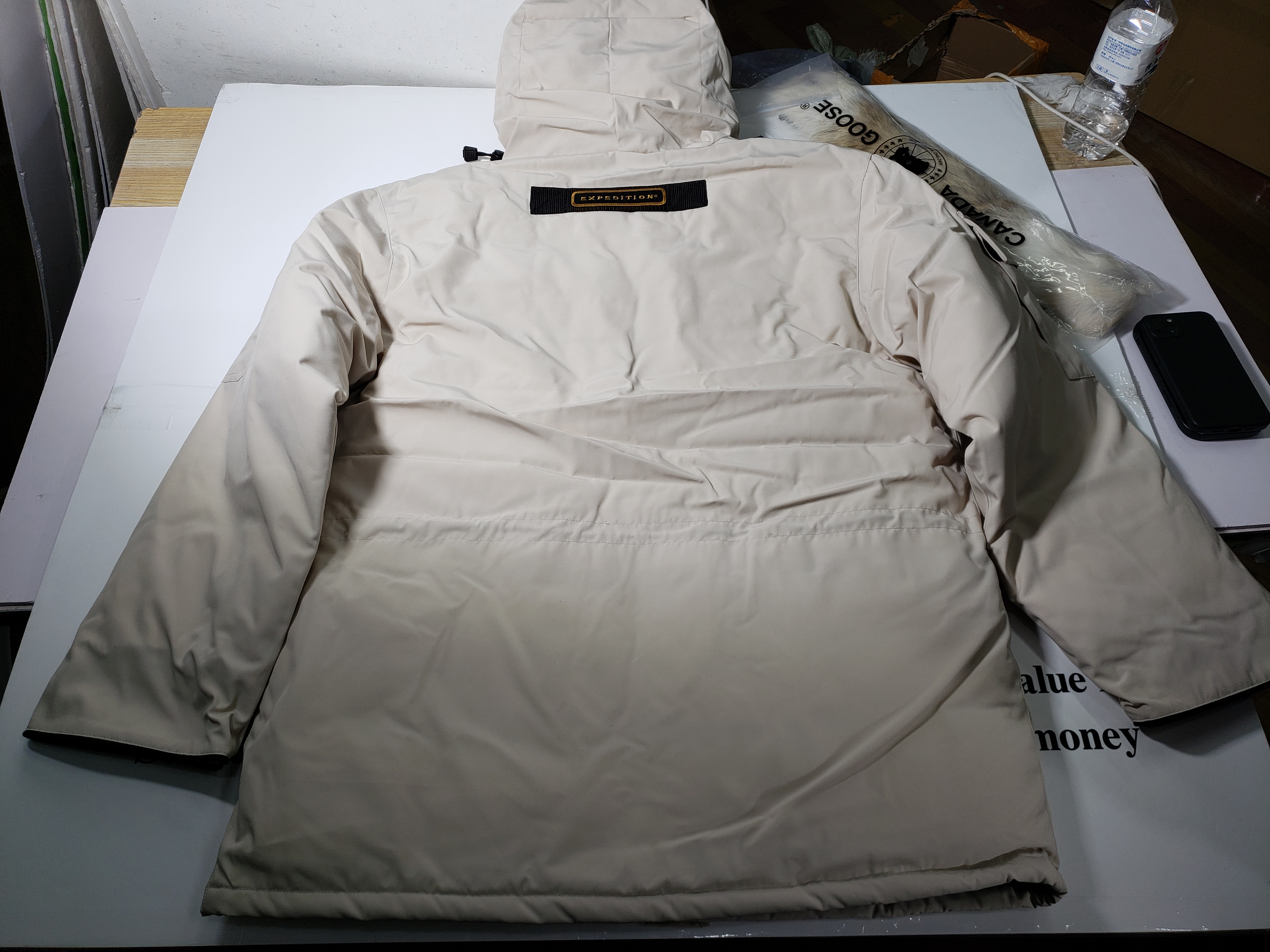 CANADA GOOSE Off White Down Jacket review STOCKXKICKS 03