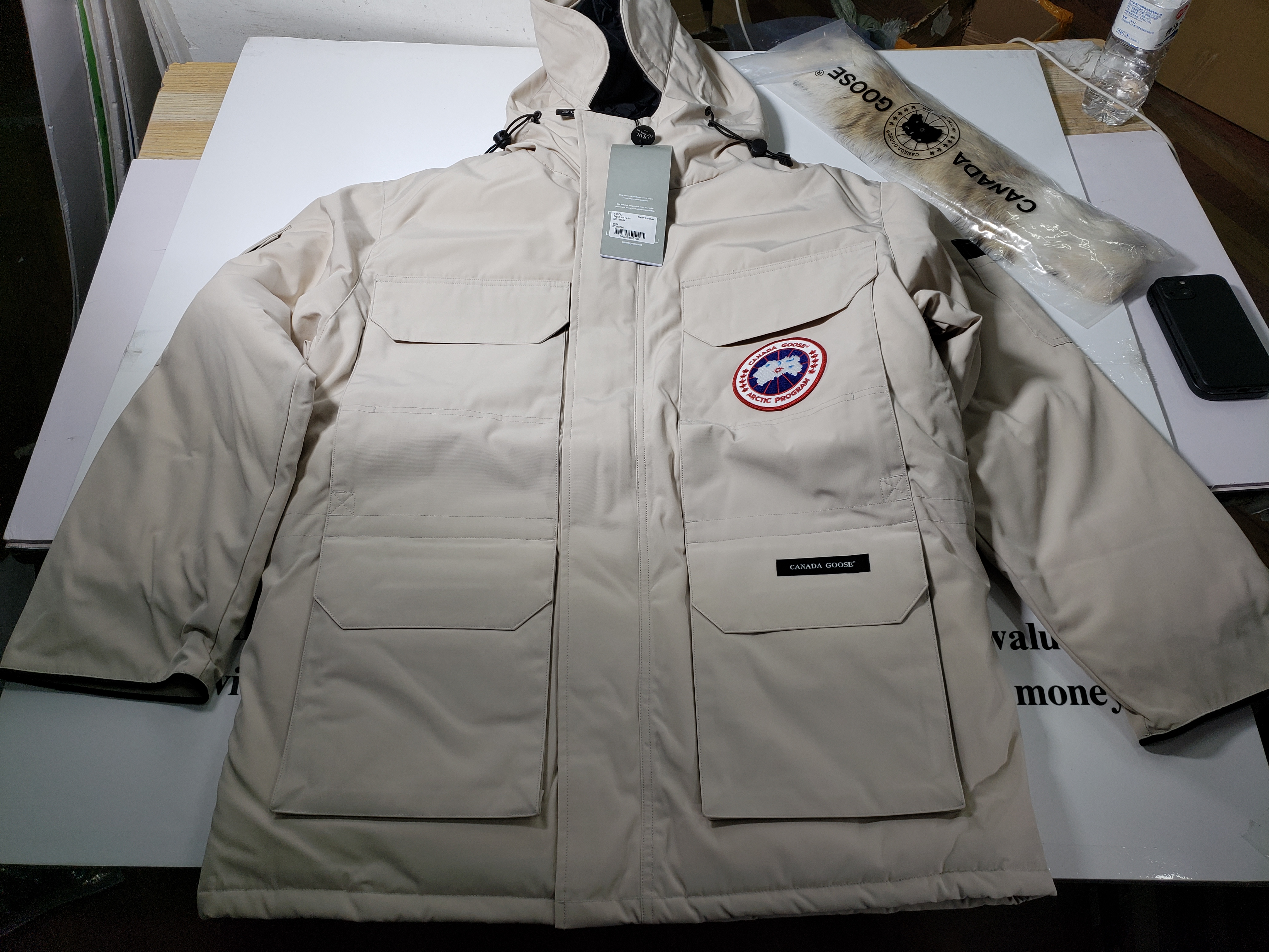 CANADA GOOSE Off White Down Jacket review STOCKXKICKS 00