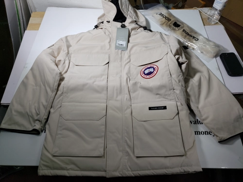 CANADA GOOSE Off White Down Jacket review 