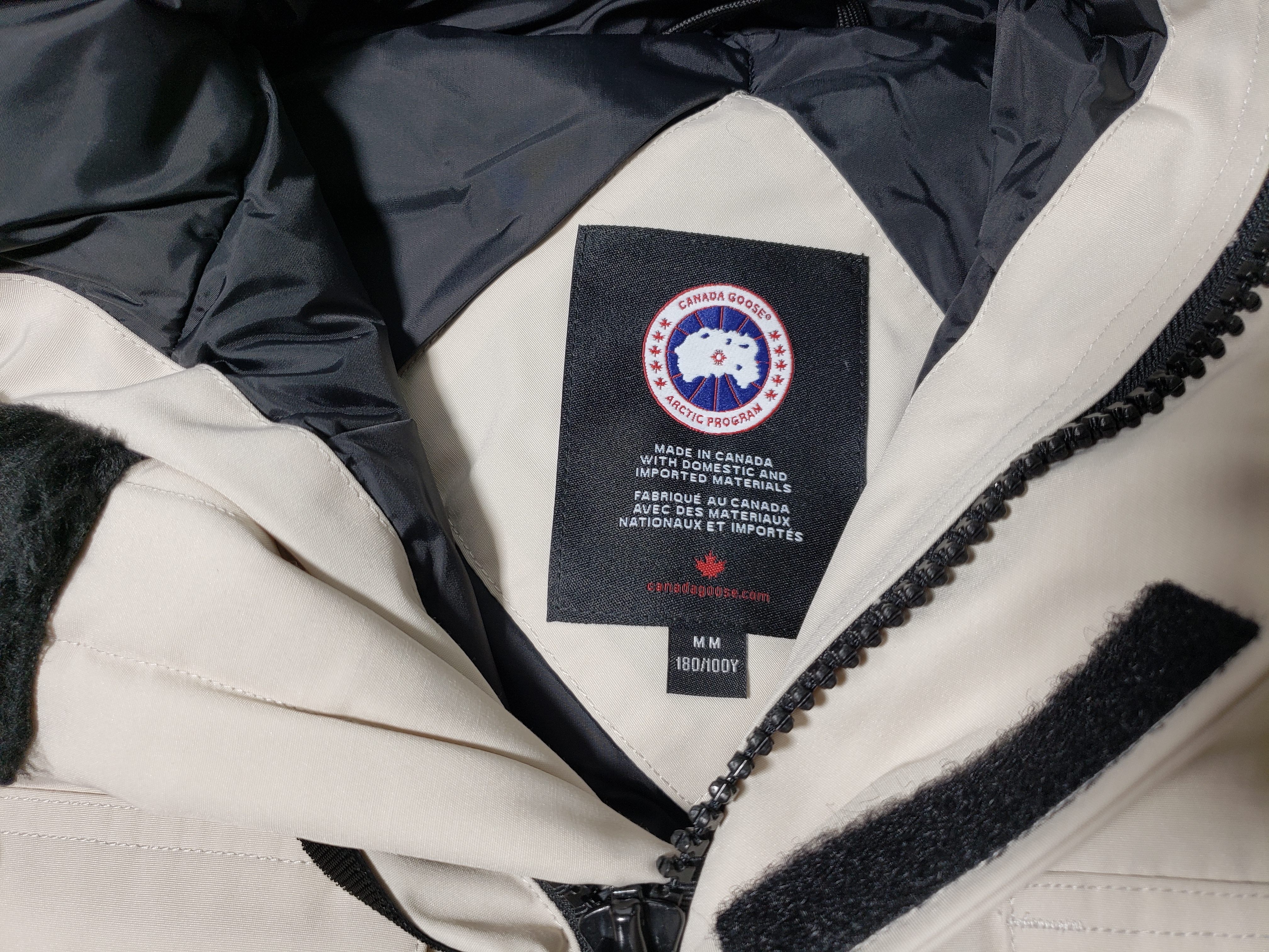 CANADA GOOSE Off White Down Jacket review STOCKXKICKS 02
