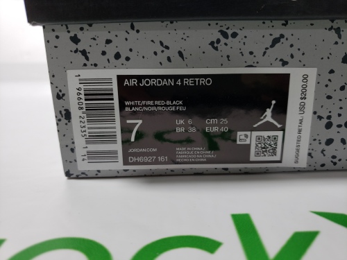 Special offer Batch Air Jordan 4 Red Cement DH6927-161 review 
