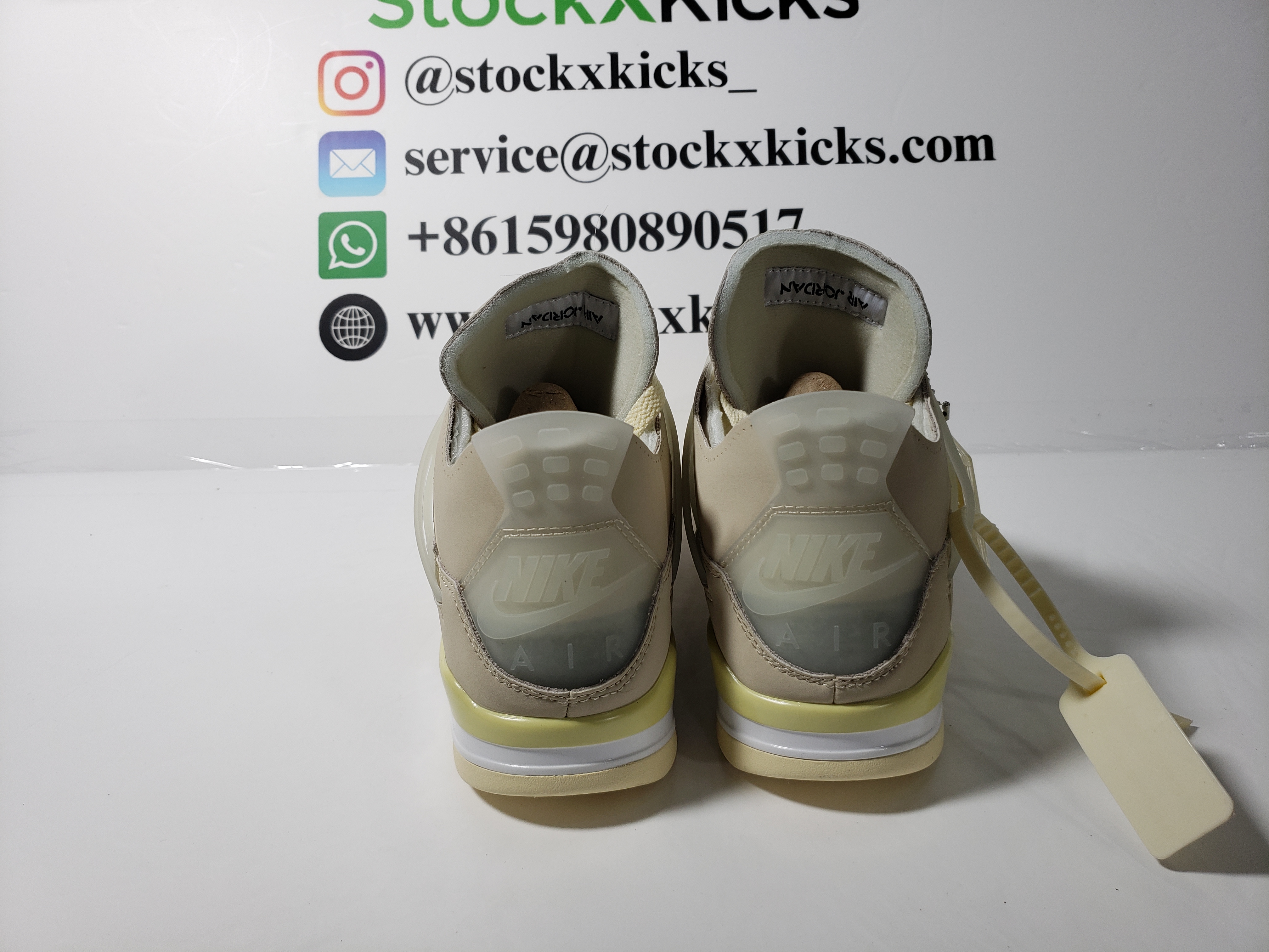 PK God Batch Air Jordan 4 Retro Off-White Sail (W) CV9388-100（This item is women's size, please refer to EUR size when purchasing） review STOCKXKICKS 01