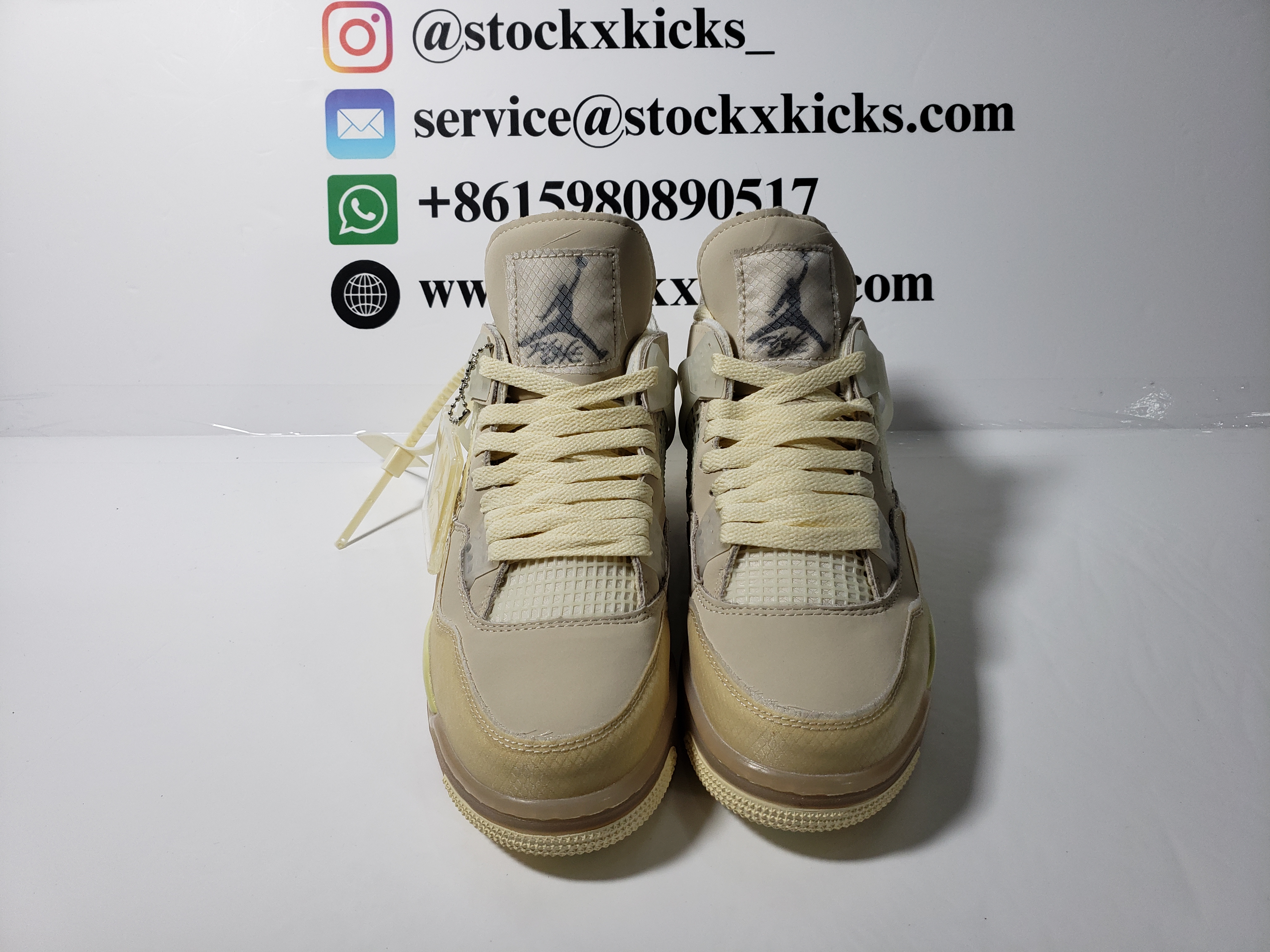 PK God Batch Air Jordan 4 Retro Off-White Sail (W) CV9388-100（This item is women's size, please refer to EUR size when purchasing） review STOCKXKICKS 02