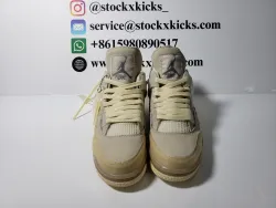 PK God Batch Air Jordan 4 Retro Off-White Sail (W) CV9388-100（This item is women's size, please refer to EUR size when purchasing） review STOCKXKICKS 03
