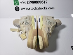 PK God Batch Air Jordan 4 Retro Off-White Sail (W) CV9388-100（This item is women's size, please refer to EUR size when purchasing） review STOCKXKICKS 04