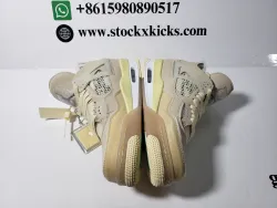 PK God Batch Air Jordan 4 Retro Off-White Sail (W) CV9388-100（This item is women's size, please refer to EUR size when purchasing） review STOCKXKICKS 04