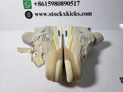 PK God Batch Air Jordan 4 Retro Off-White Sail (W) CV9388-100（This item is women's size, please refer to EUR size when purchasing） review STOCKXKICKS 03