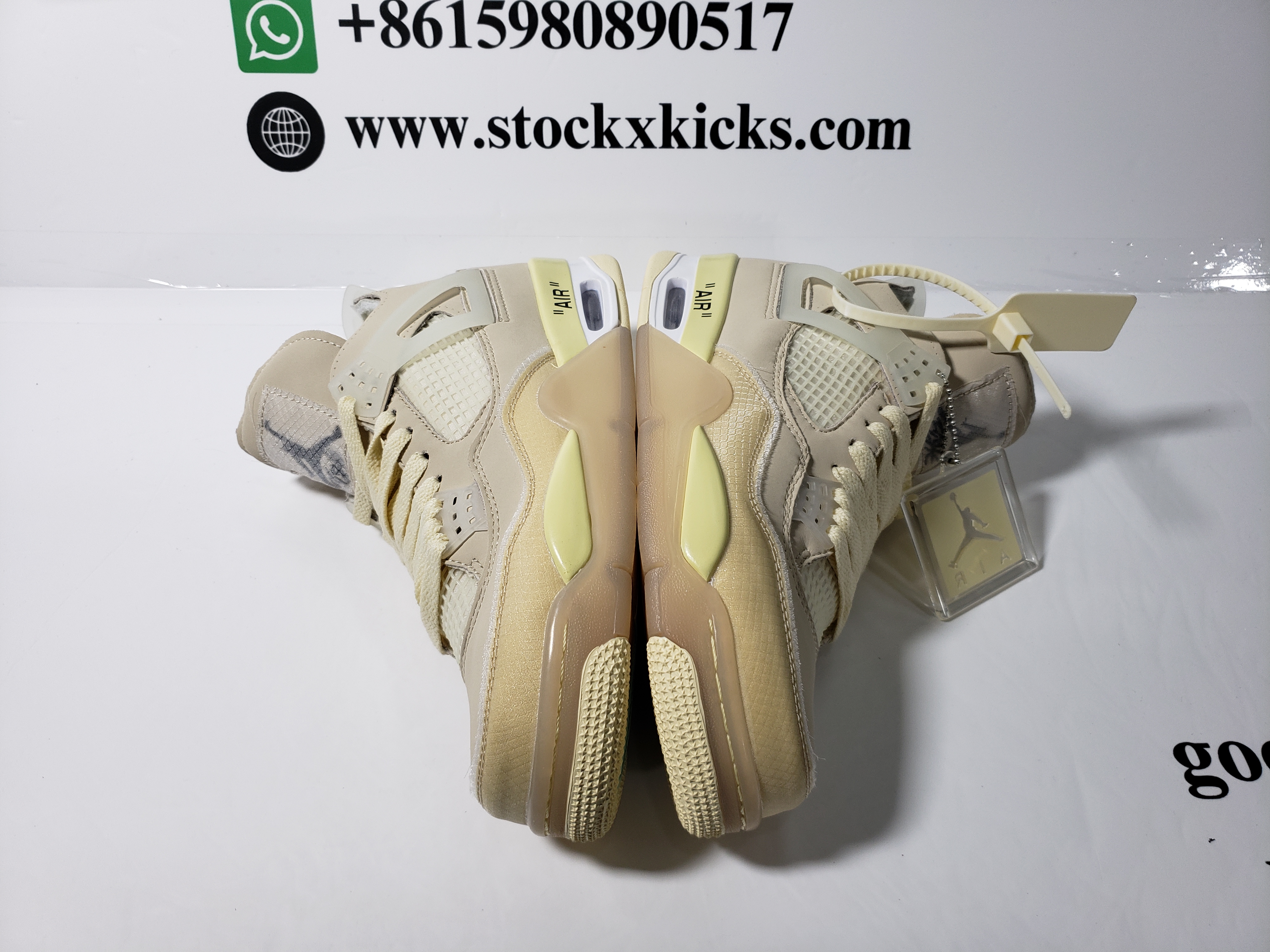 PK God Batch Air Jordan 4 Retro Off-White Sail (W) CV9388-100（This item is women's size, please refer to EUR size when purchasing） review STOCKXKICKS 04