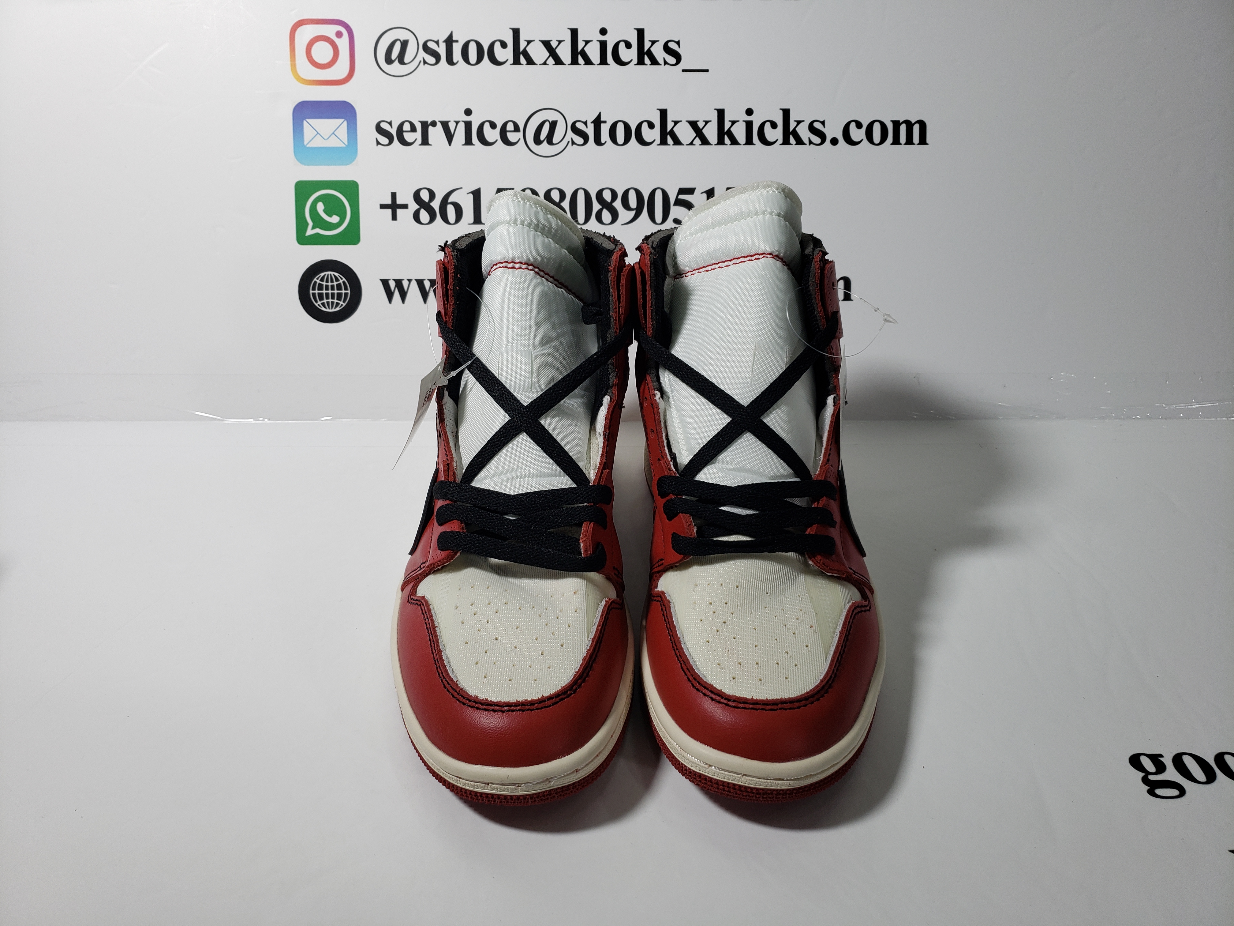 PK God Batch Nike Air Jordan 1 Retro High Off-White Chicago AA3834-101 review STOCKXKICKS 02