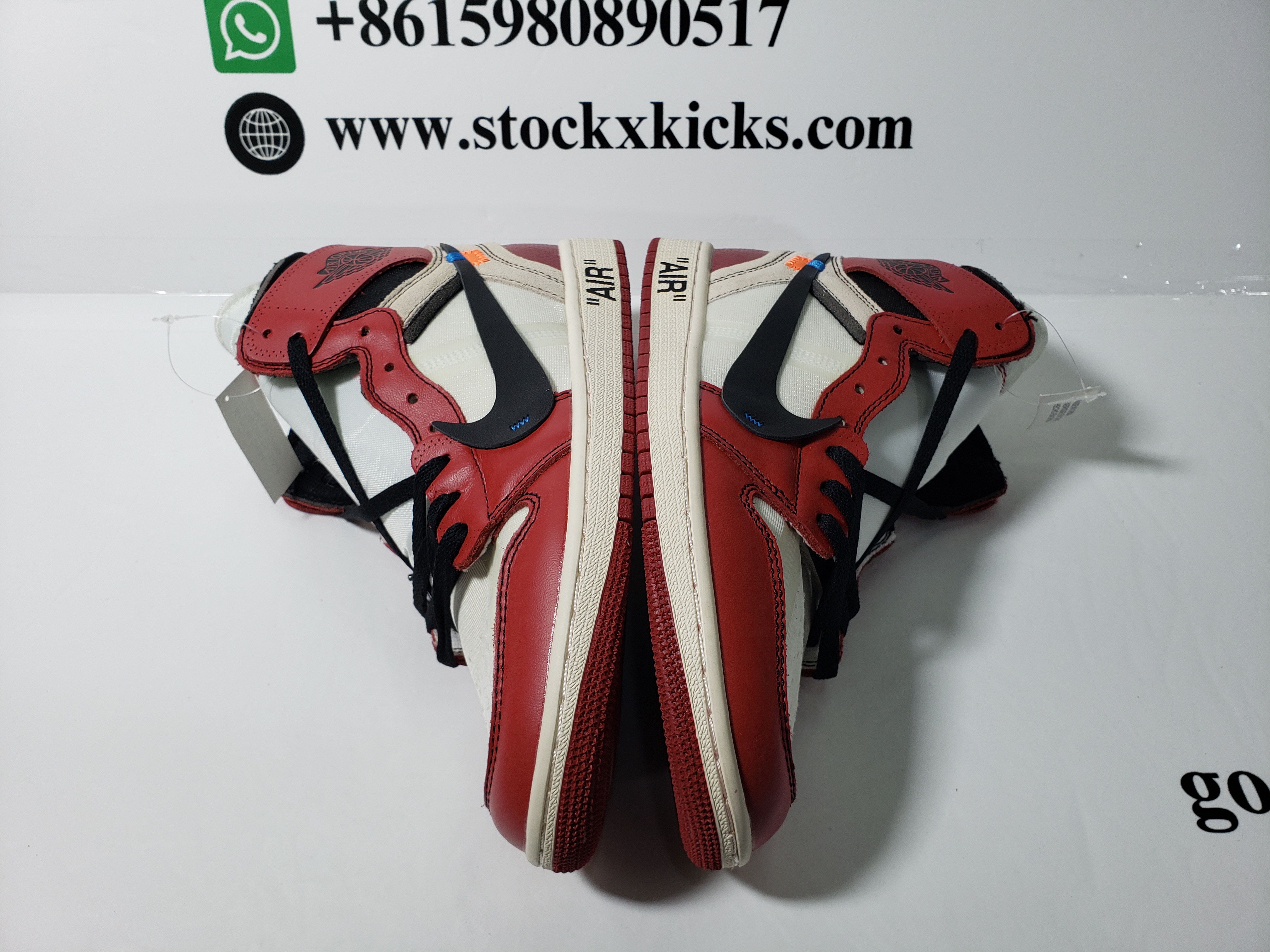 PK God Batch Nike Air Jordan 1 Retro High Off-White Chicago AA3834-101 review STOCKXKICKS 04
