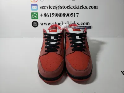 PK God Batch Nike SB Dunk Low Concepts Red Lobster 313170-661 review STOCKXKICKS 02