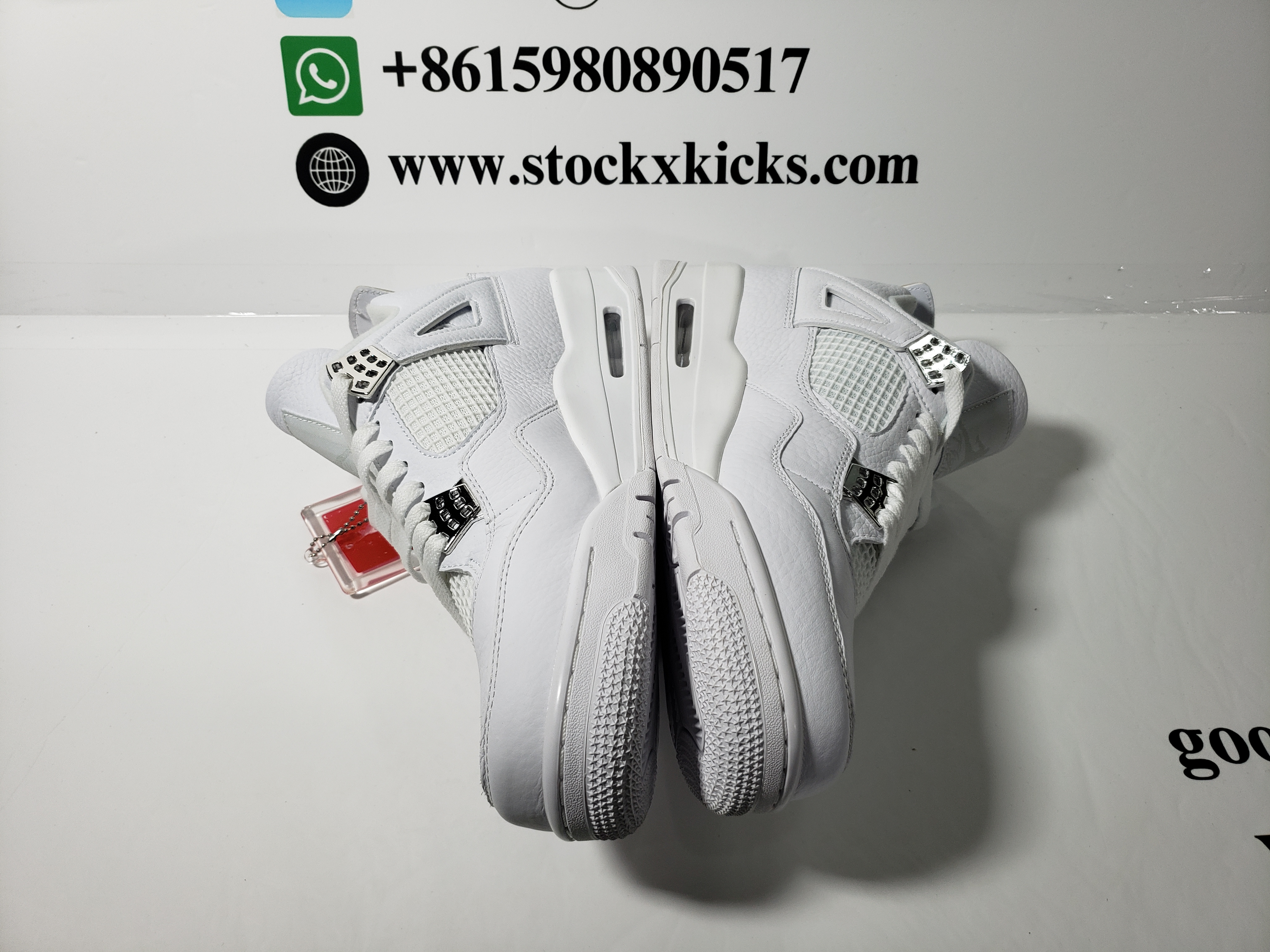 PK God Batch Air Jordan 4 Retro Pure Money (2017) 308497-100 review STOCKXKICKS 03