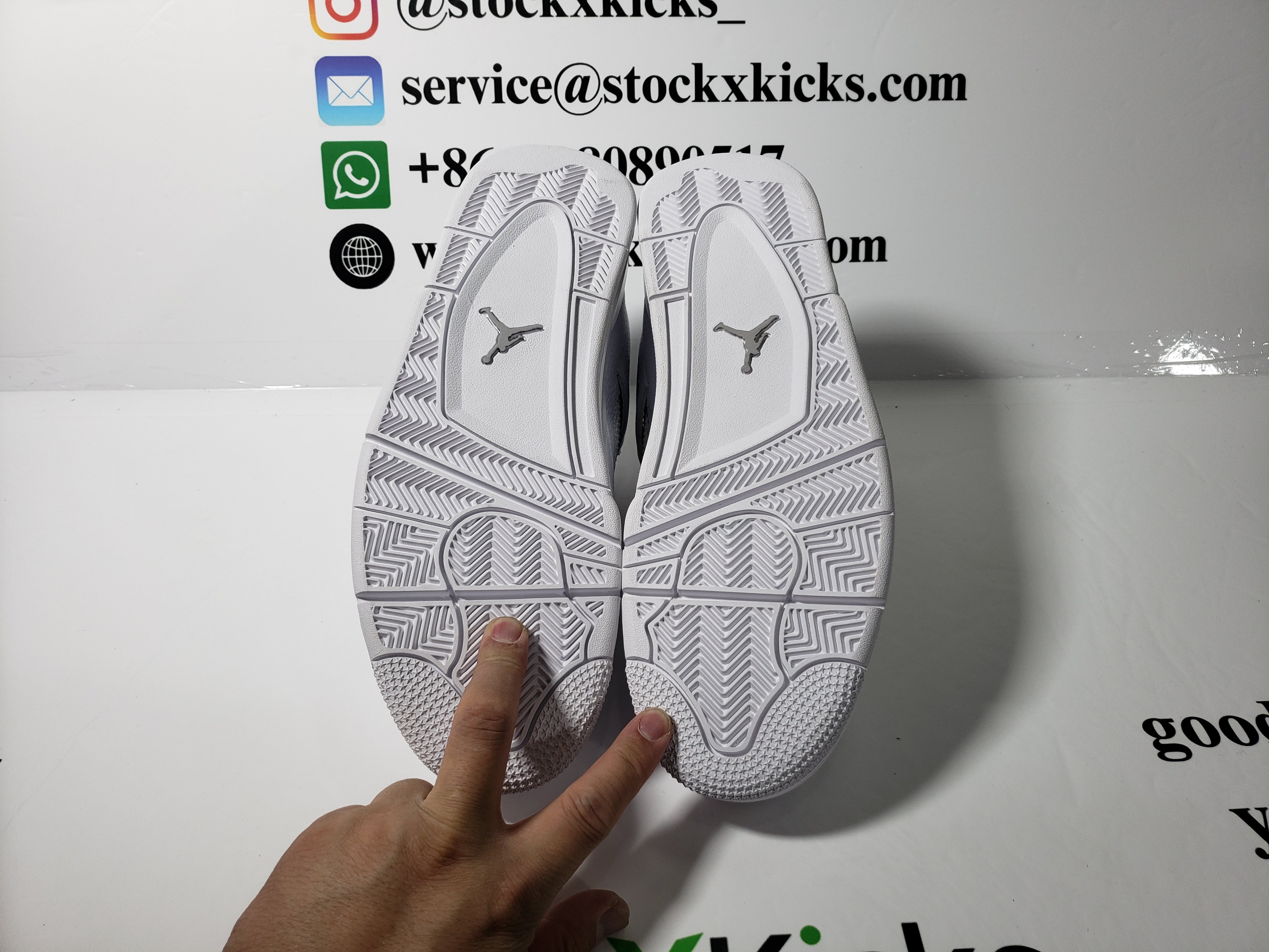 PK God Batch Air Jordan 4 Retro Pure Money (2017) 308497-100 review STOCKXKICKS 05