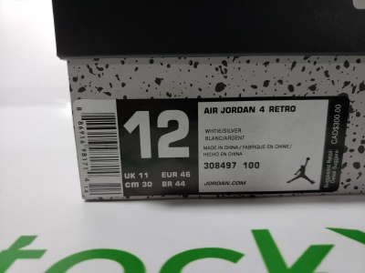 PK God Batch Air Jordan 4 Retro Pure Money (2017) 308497-100 review STOCKXKICKS 00
