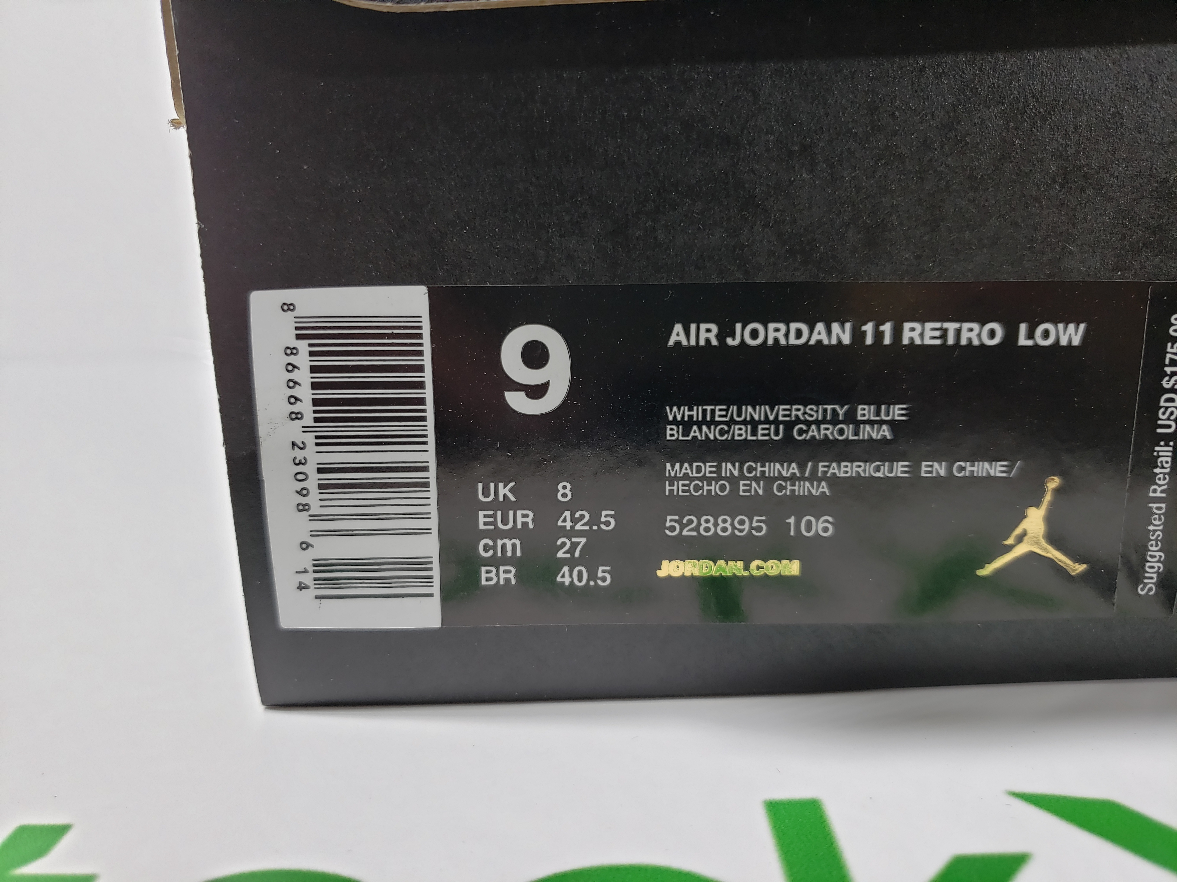 PK God Batch Air Jordan 11 Retro Low University Blue 528895-106 review STOCKXKICKS 00