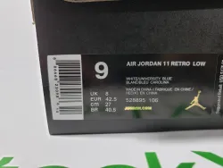 PK God Batch Air Jordan 11 Retro Low University Blue 528895-106 review STOCKXKICKS 01