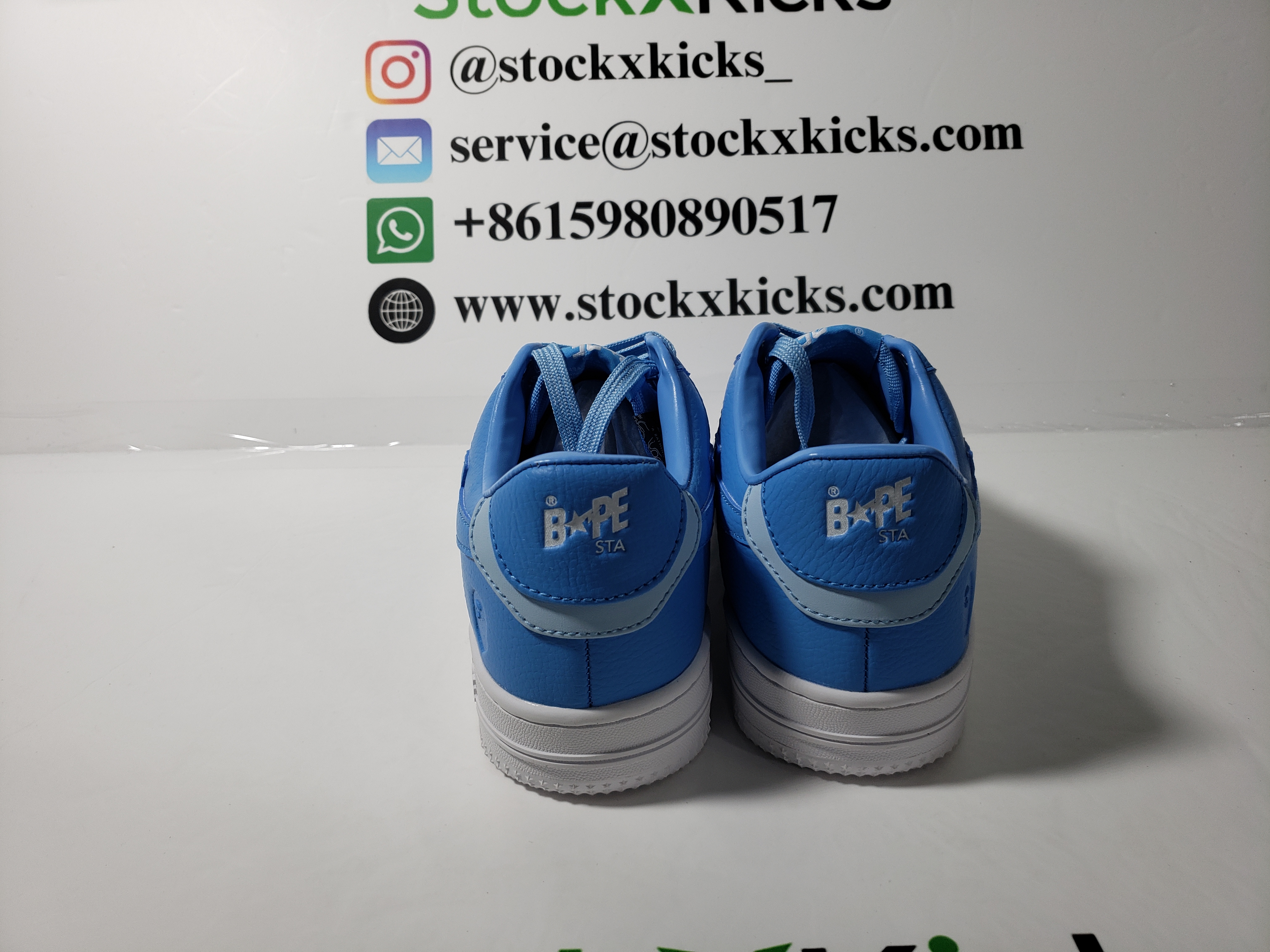 A Bathing Ape Bape Sta Low All Sky Blue OZXSHM-191-006K review STOCKXKICKS 01