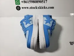 A Bathing Ape Bape Sta Low All Sky Blue OZXSHM-191-006K review STOCKXKICKS 04
