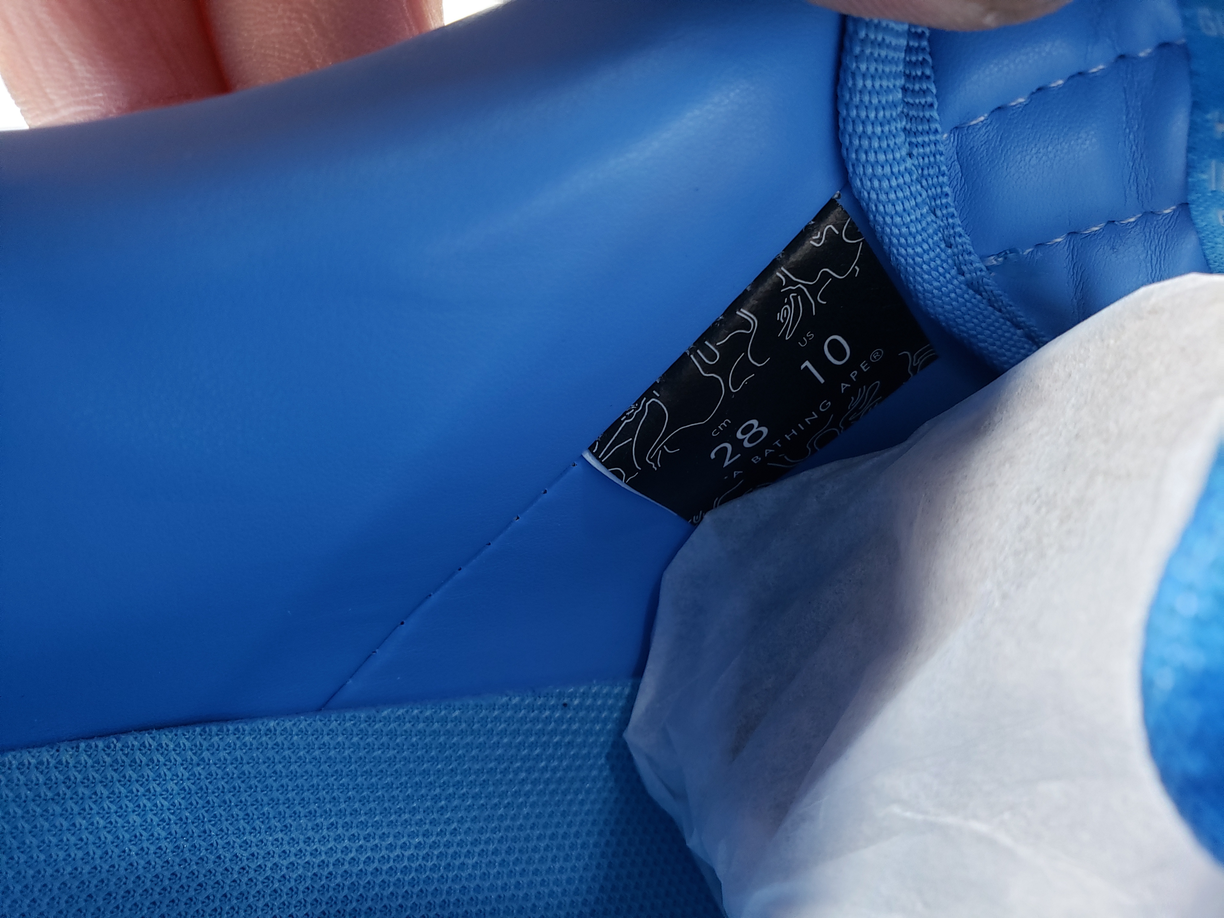 A Bathing Ape Bape Sta Low All Sky Blue OZXSHM-191-006K review STOCKXKICKS 05