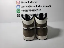PK God Batch Air Jordan 1 Retro High Dark Mocha 555088-105 review STOCKXKICKS  02