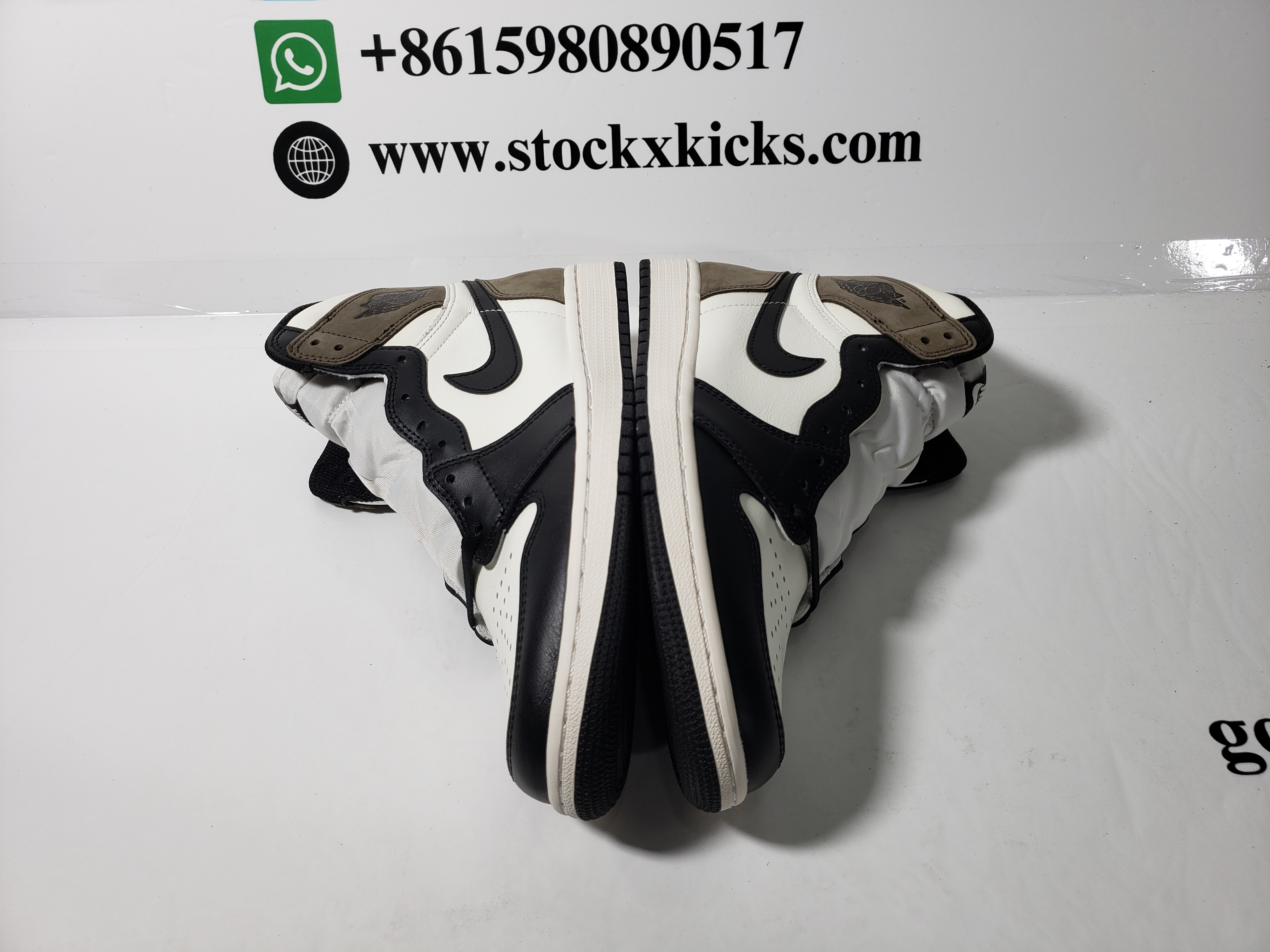 PK God Batch Air Jordan 1 Retro High Dark Mocha 555088-105 review STOCKXKICKS 04