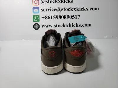 【$49 High Cost Effective】Air Jordan 1 Retro Low OG SP Travis Scott Mocha CQ4277-001 review STOCKXKICKS 01
