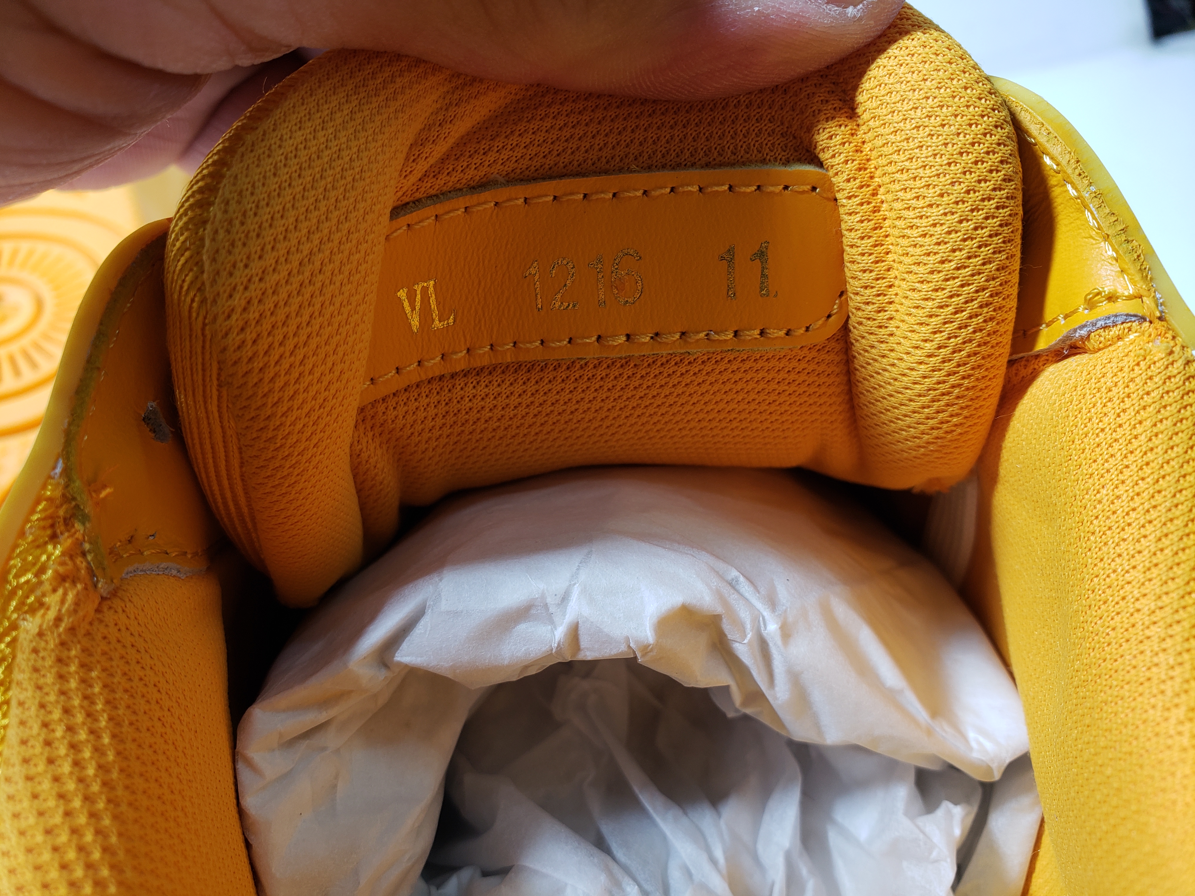 Louis Vuitton Trainer Yellow Embossed Monogram 1AARG0 review STOCKXKICKS 05