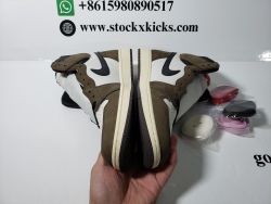 PK God Batch Travis Scott x Air Jordan 1 High OG TS SP CD4487-100 review STOCKXKICKS 04
