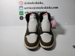 PK God Batch Travis Scott x Air Jordan 1 High OG TS SP CD4487-100 review STOCKXKICKS 03
