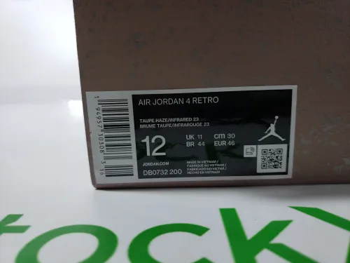 PK God Batch Air Jordan 4 Retro Taupe Haze DB0732-200 review 