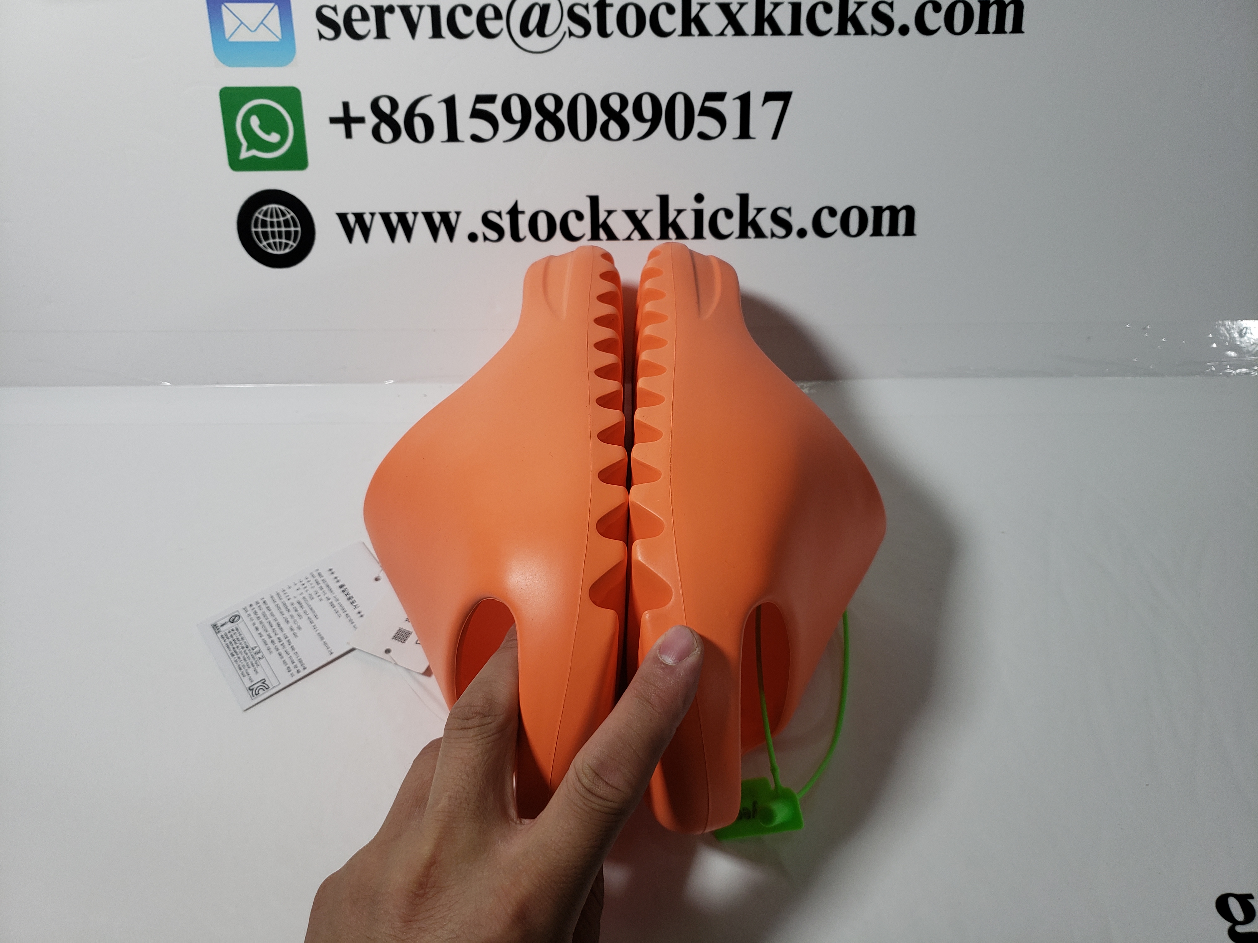 PK God Batch adidas Yeezy Slide Enflame Orange GZ0953 review STOCKXKICKS 04